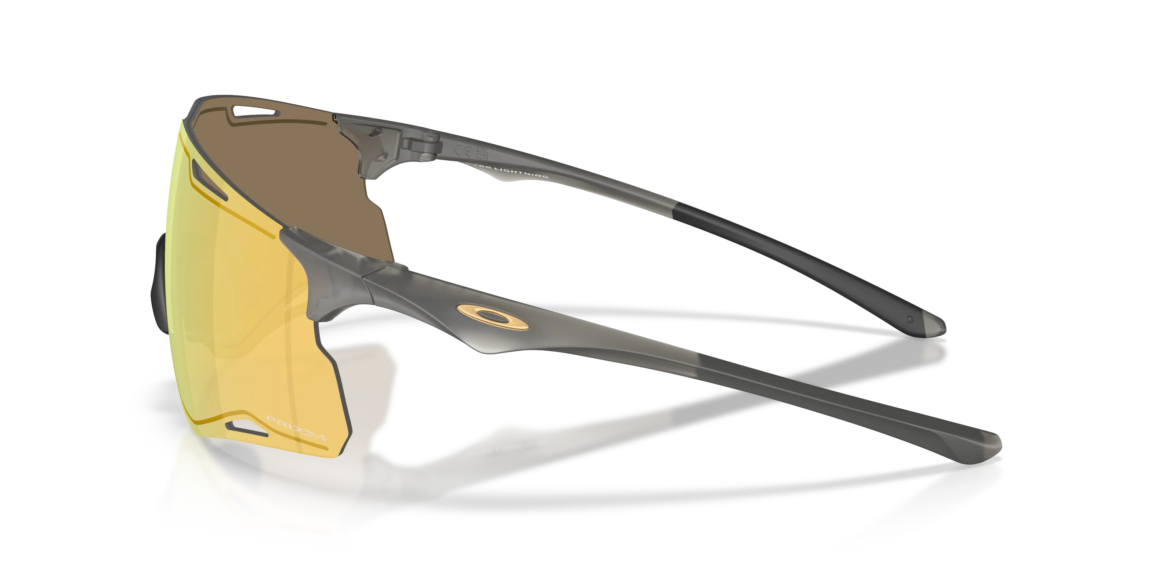 Oakley OO9538D CYBR LIGHTNING 953803 Occhiali da sole O_Matter Grigio Oro Squadrata Normale - immagine 4