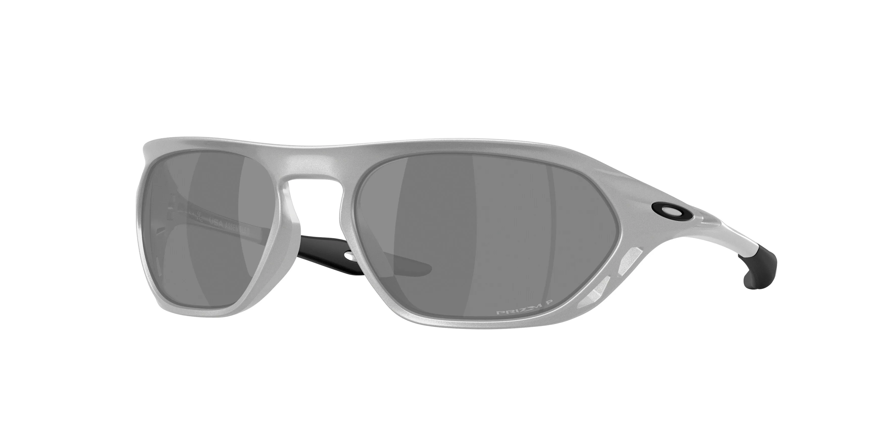 Oakley OO9537 CAGE JACKET 953709 Occhiali da sole O_Matter Argento Grigio Geometrica Polarizzata - immagine 1