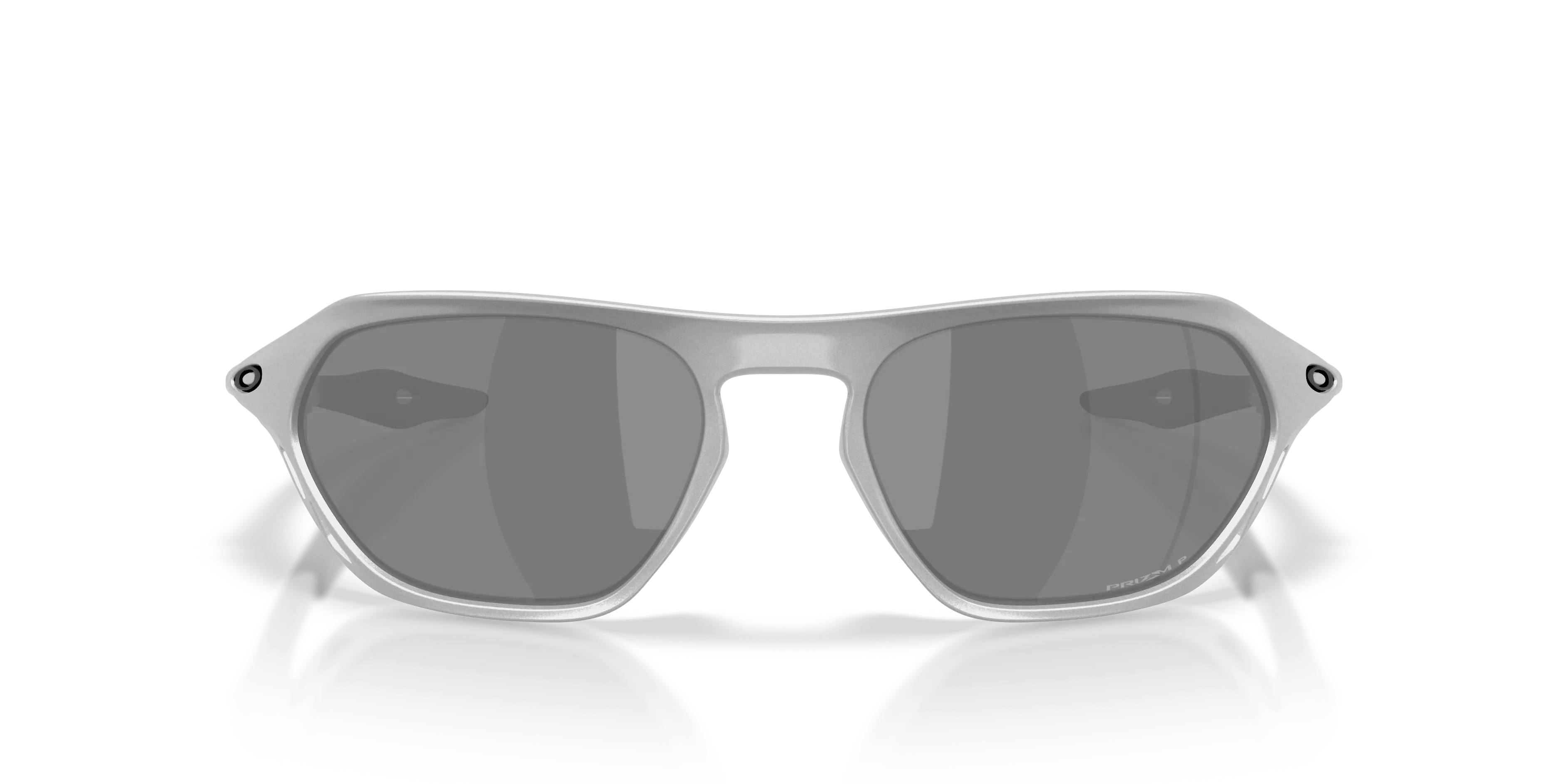 Oakley OO9537 CAGE JACKET 953709 Occhiali da sole O_Matter Argento Grigio Geometrica Polarizzata - immagine 3