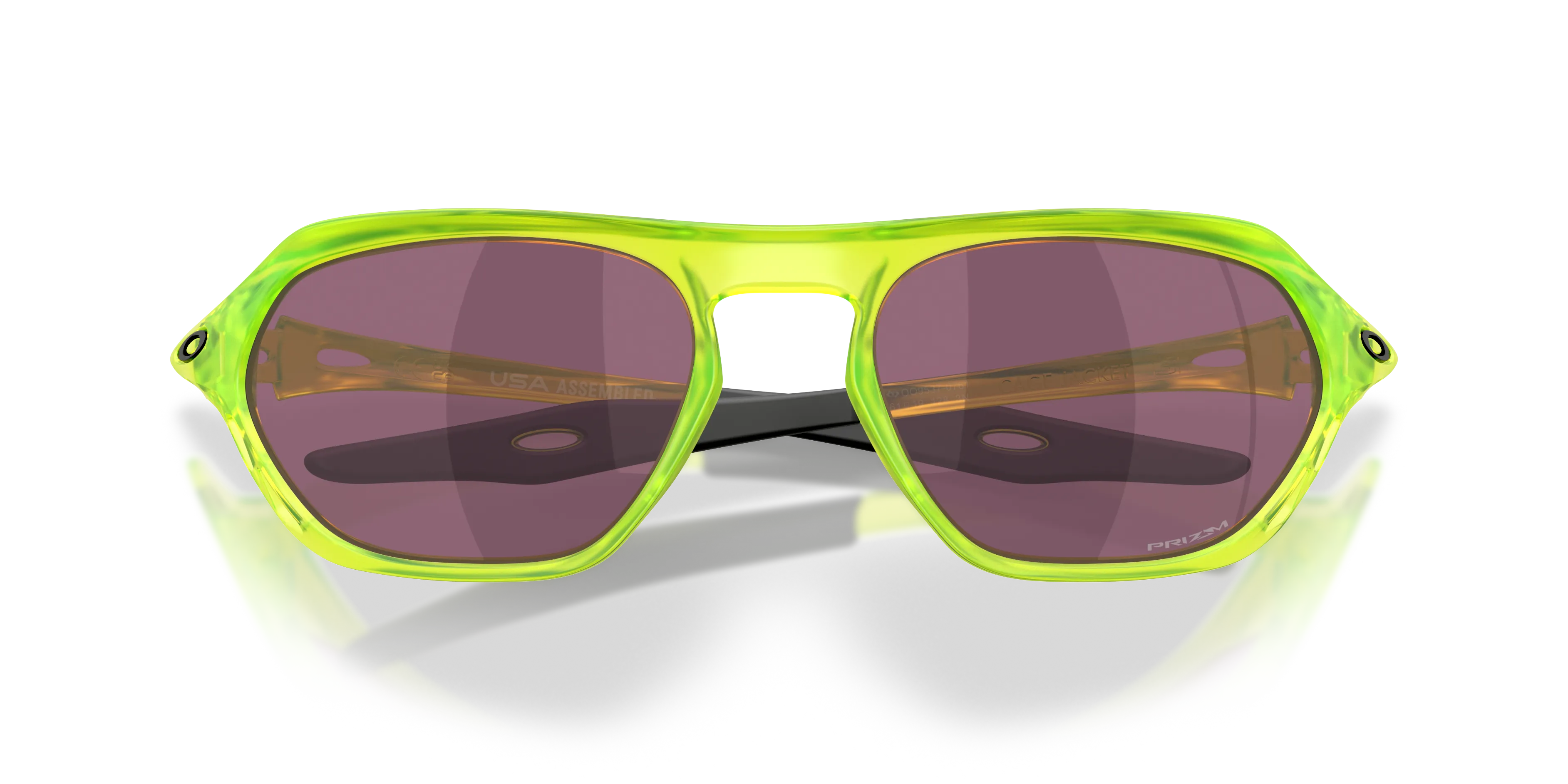 Oakley OO9537 CAGE JACKET 953707 Occhiali da sole O_Matter Verde Grigio Geometrica Normale - immagine 2