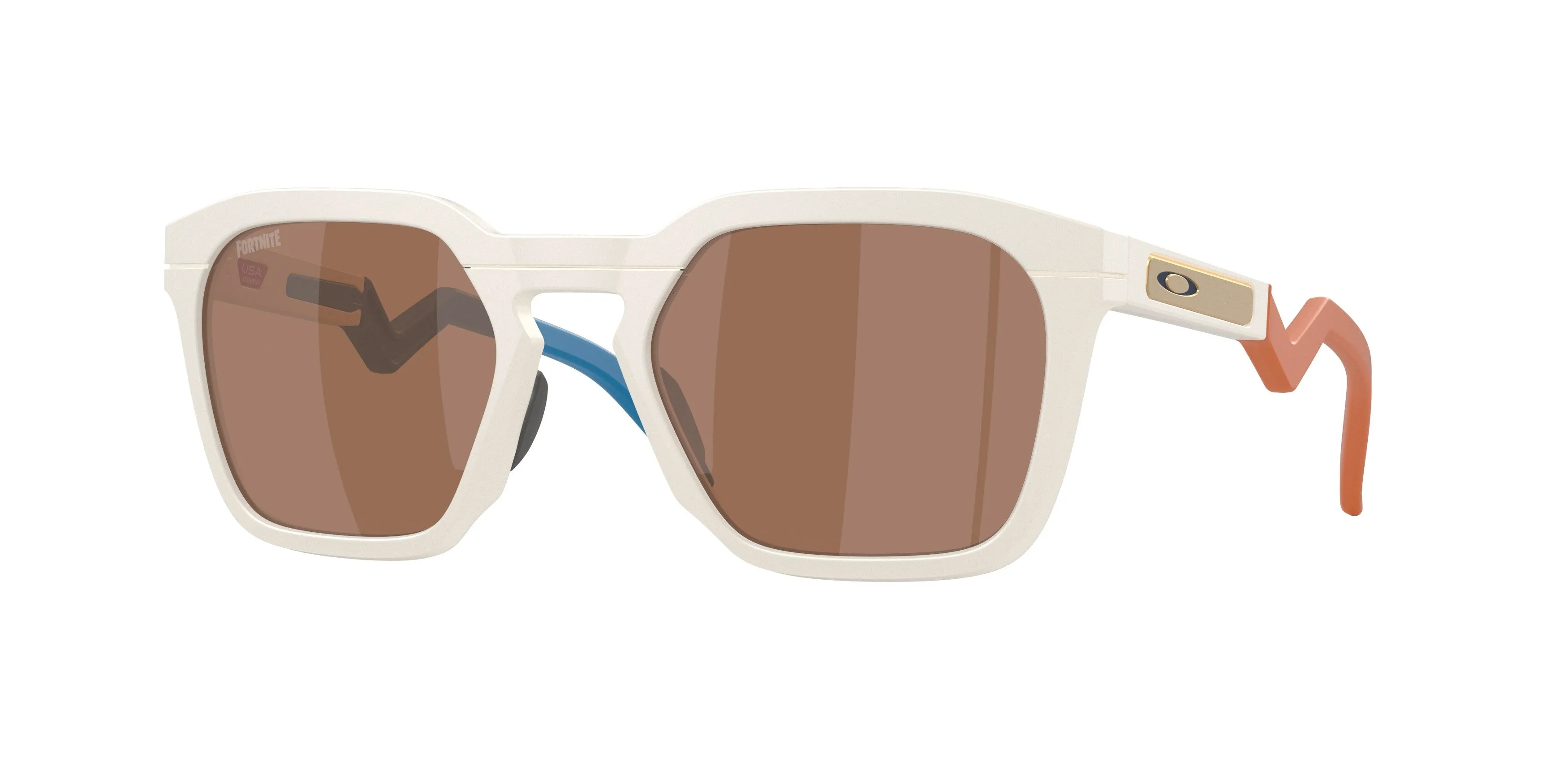 Oakley OO9533 HSTN SQ 953312 Occhiali da sole O_Matter Bianco Marrone Squadrata Normale - immagine 1