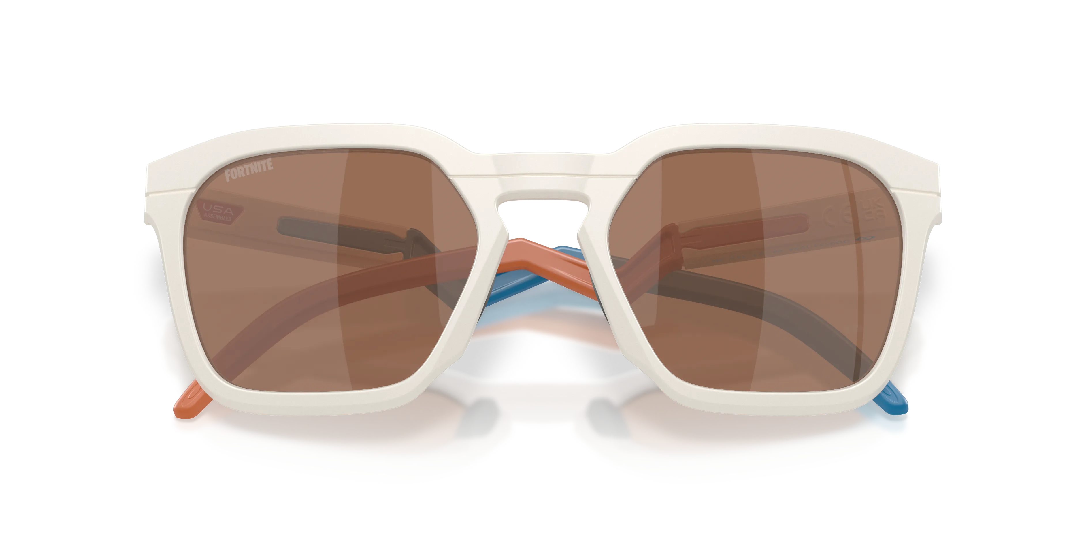 Oakley OO9533 HSTN SQ 953312 Occhiali da sole O_Matter Bianco Marrone Squadrata Normale - immagine 2