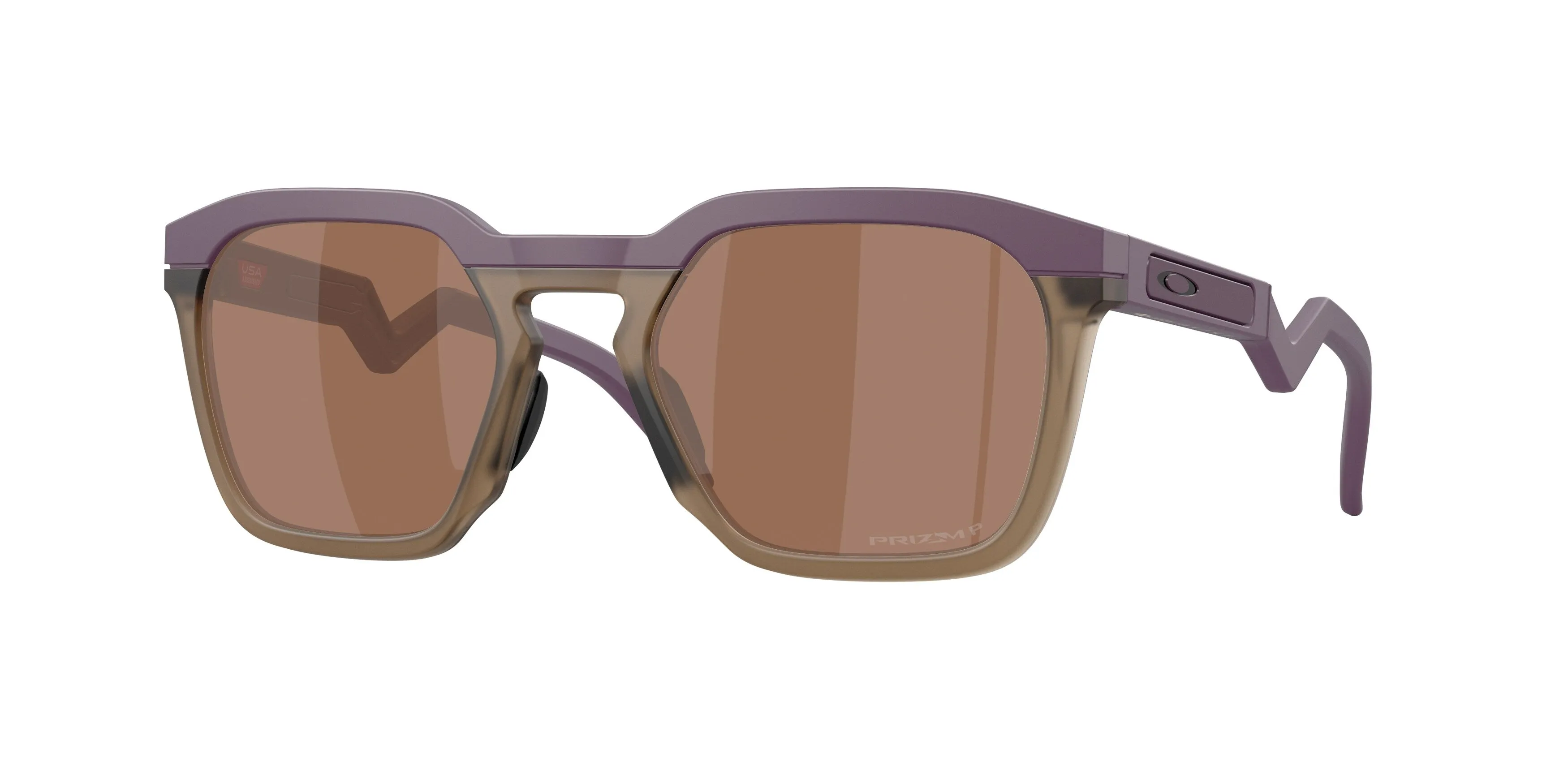 Oakley OO9533 HSTN SQ 953311 Occhiali da sole O_Matter Viola Marrone Squadrata Polarizzata - immagine 1