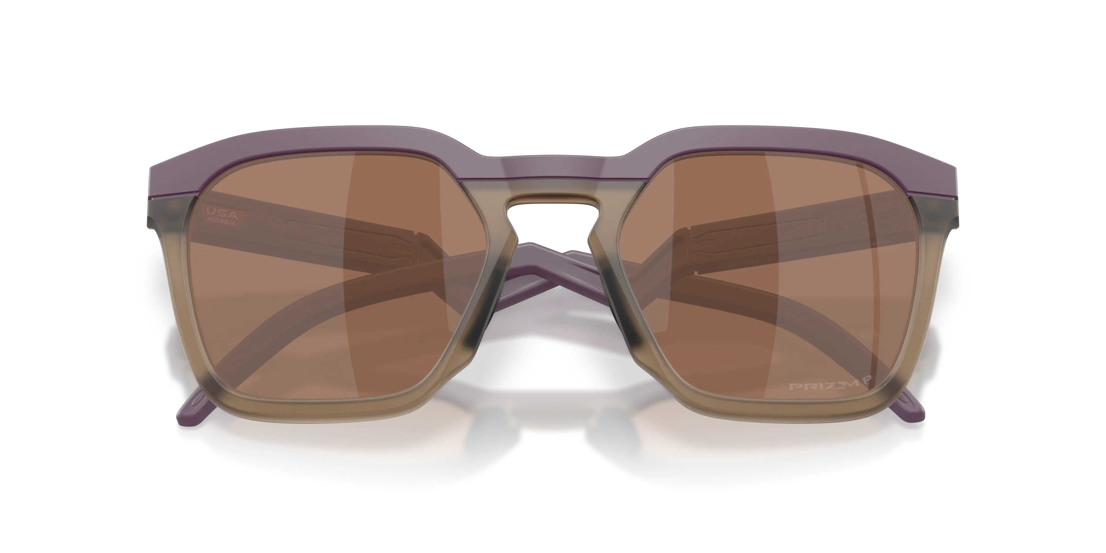 Oakley OO9533 HSTN SQ 953311 Occhiali da sole O_Matter Viola Marrone Squadrata Polarizzata - immagine 2