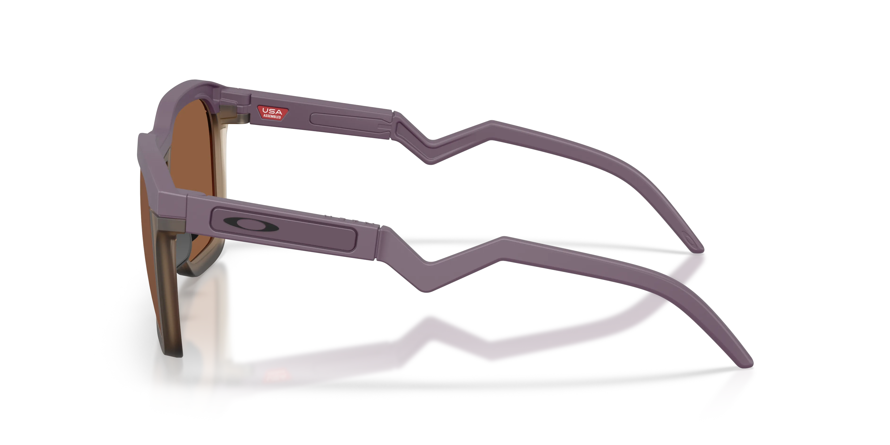 Oakley OO9533 HSTN SQ 953311 Occhiali da sole O_Matter Viola Marrone Squadrata Polarizzata - immagine 4