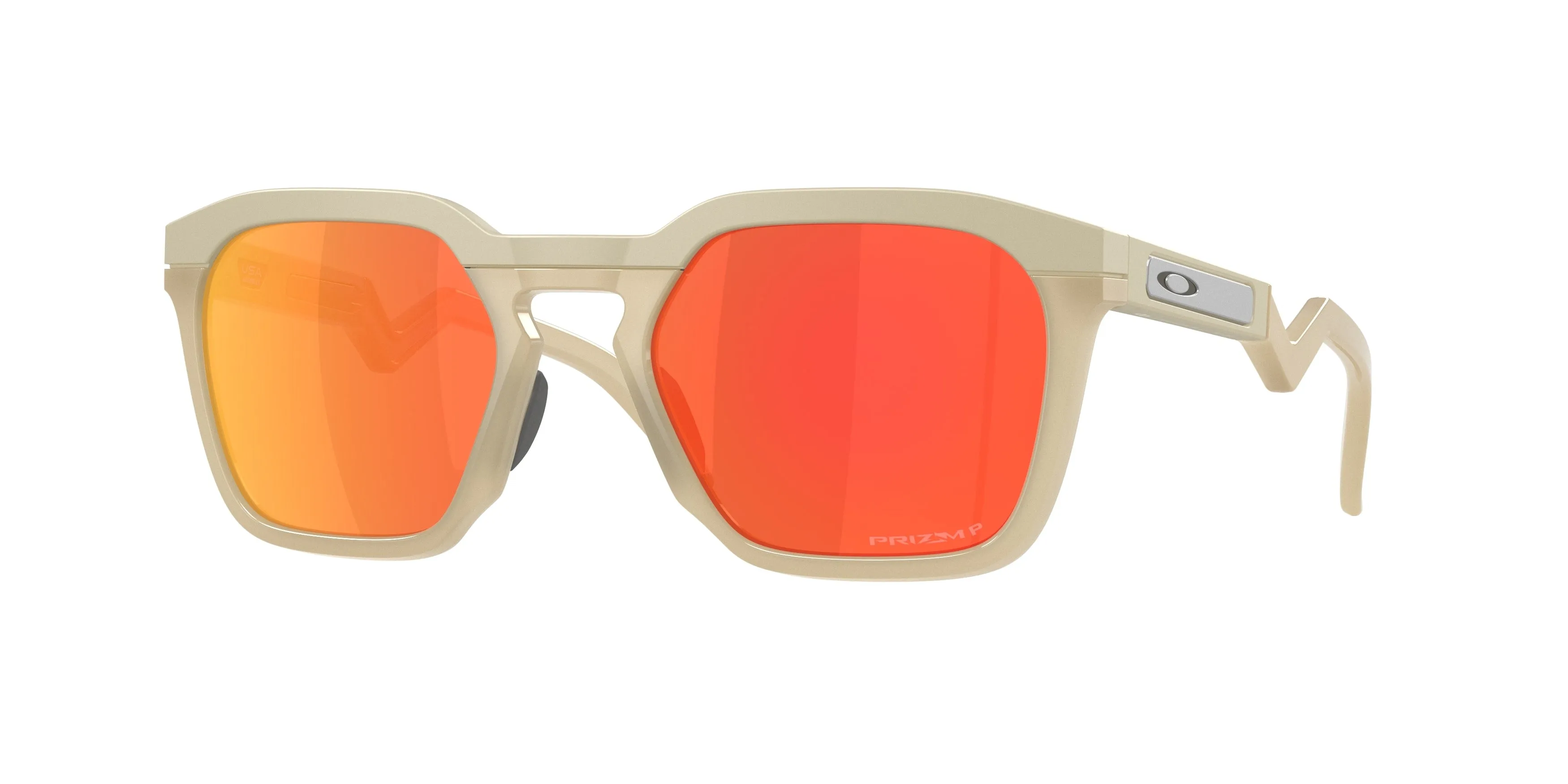 Oakley OO9533 HSTN SQ 953305 Occhiali da sole O_Matter Beige Rosso Squadrata Polarizzata - immagine 1