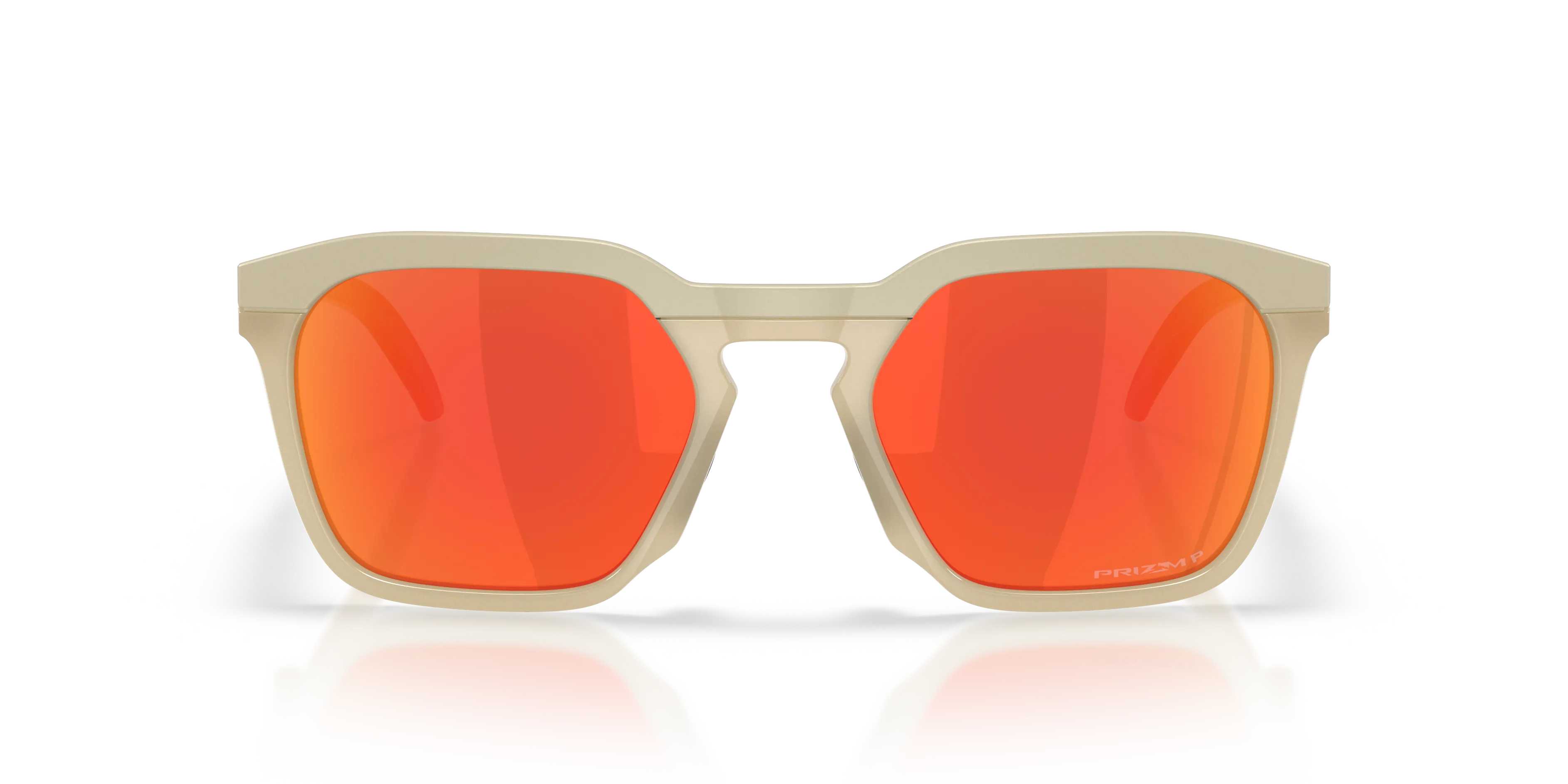 Oakley OO9533 HSTN SQ 953305 Occhiali da sole O_Matter Beige Rosso Squadrata Polarizzata - immagine 3