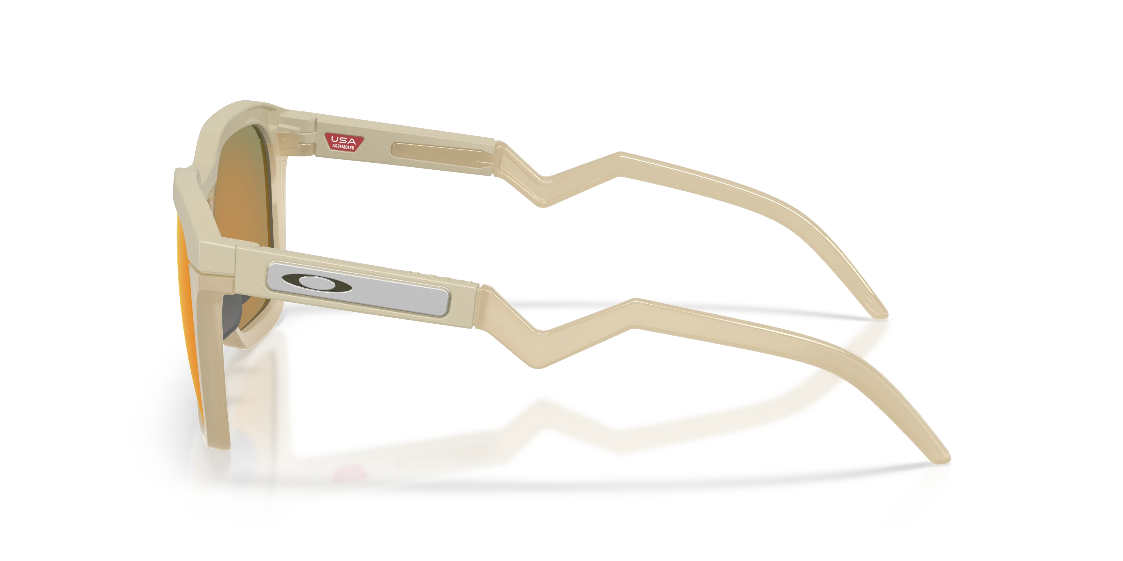 Oakley OO9533 HSTN SQ 953305 Occhiali da sole O_Matter Beige Rosso Squadrata Polarizzata - immagine 4