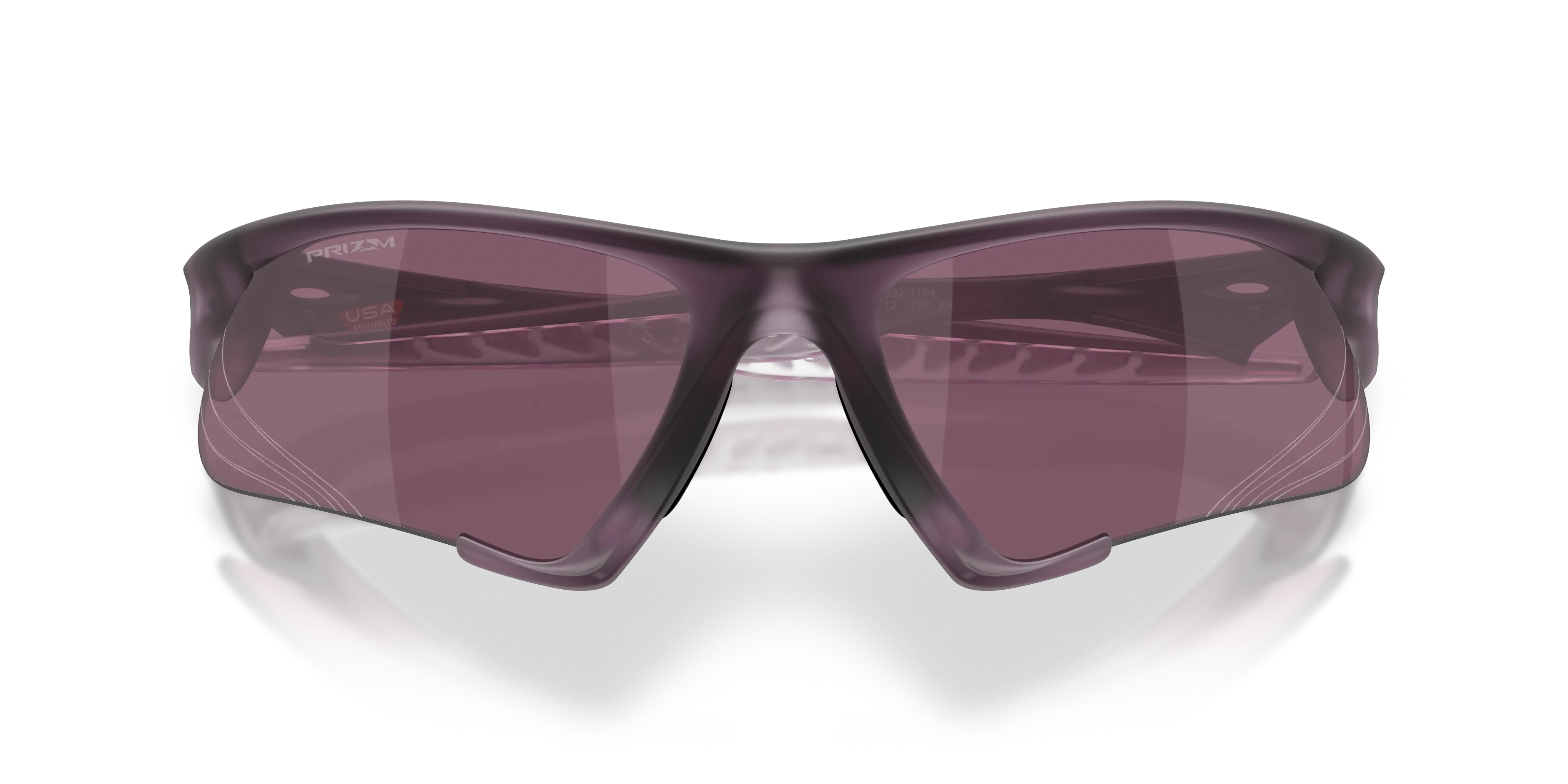 Oakley OO9532 SUTURE JACKET 953211 Occhiali da sole O_Matter Viola Grigio Maschera Normale - immagine 2