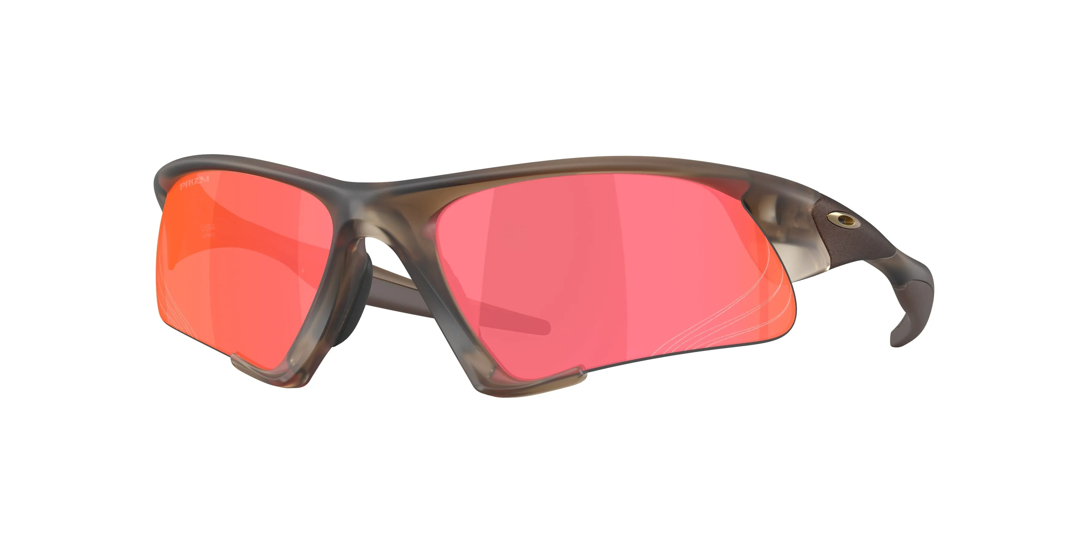 Oakley OO9532 SUTURE JACKET 953210 Occhiali da sole O_Matter Marrone Rosso Maschera Normale - immagine 1