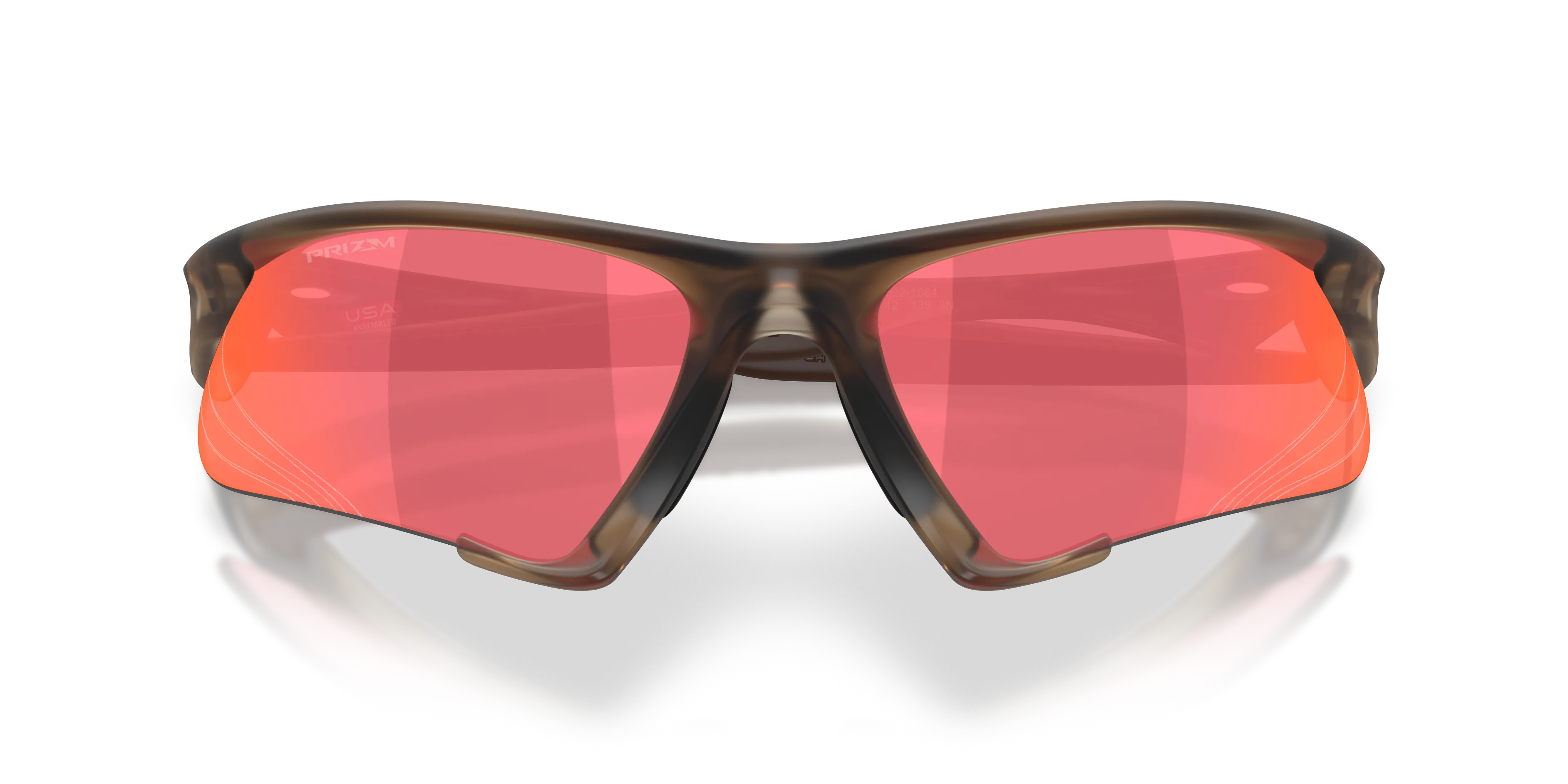 Oakley OO9532 SUTURE JACKET 953210 Occhiali da sole O_Matter Marrone Rosso Maschera Normale - immagine 2
