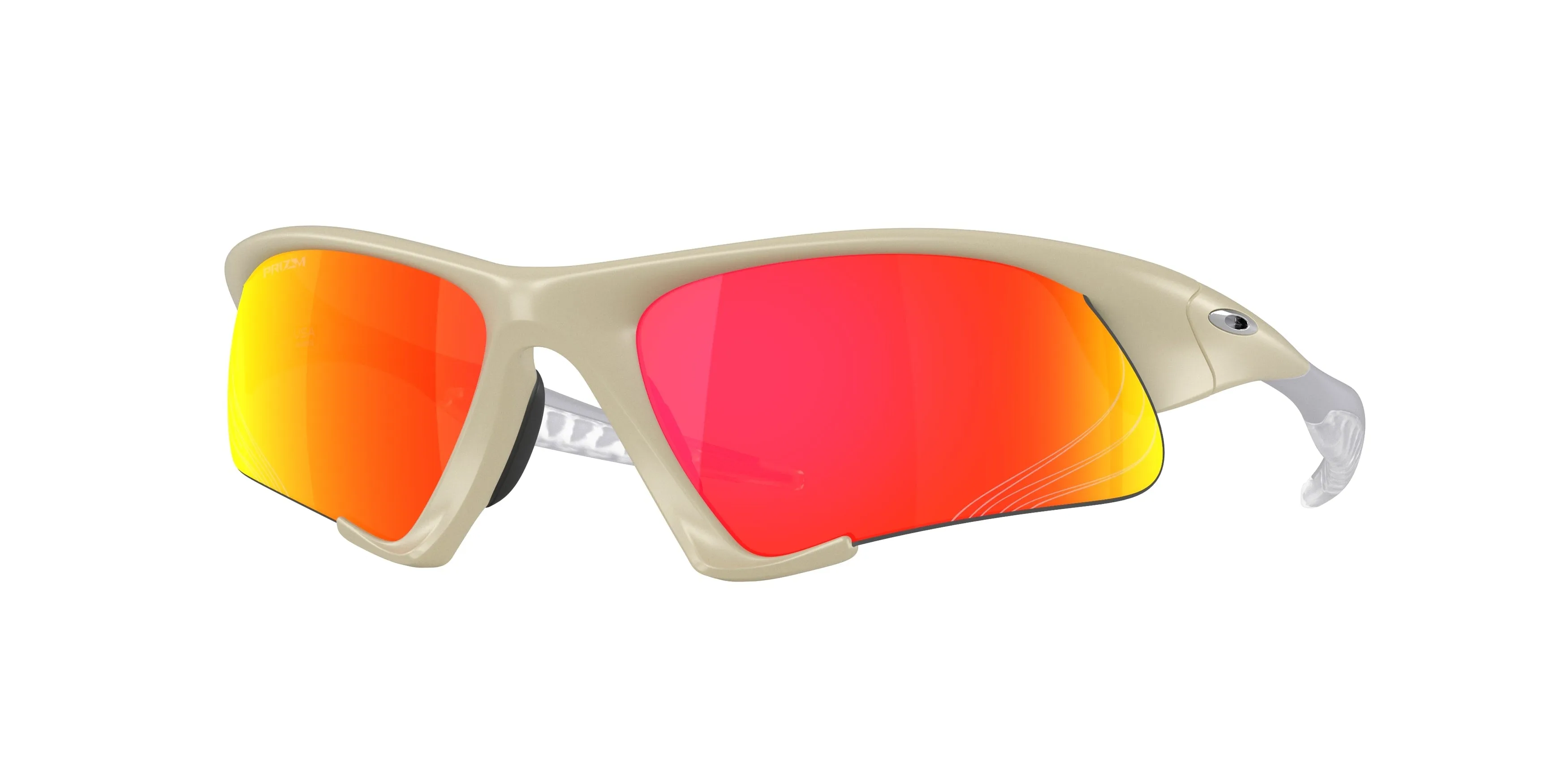 Oakley OO9532 SUTURE JACKET 953207 Occhiali da sole O_Matter Beige Rosso Maschera Normale - immagine 1