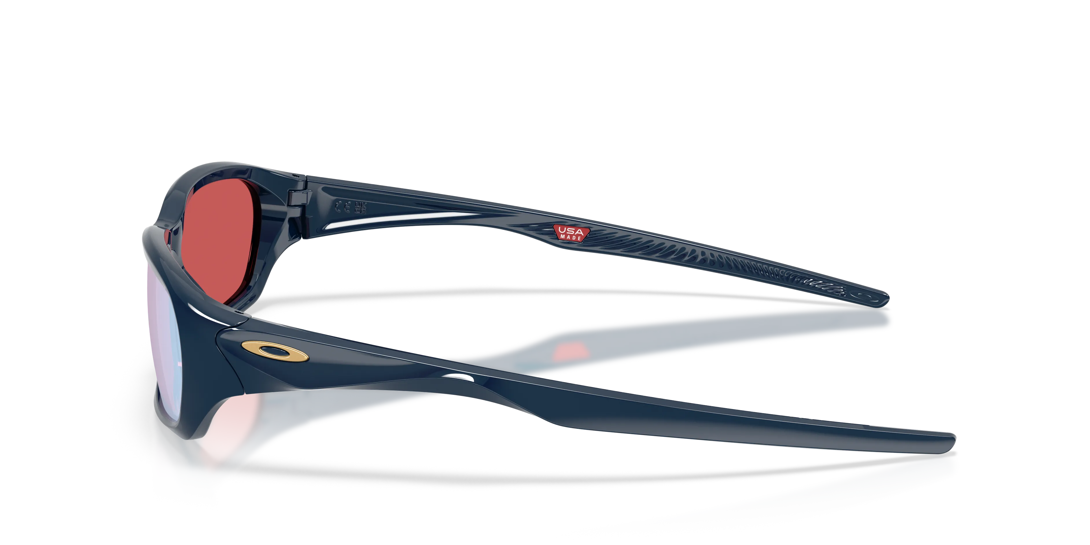 Oakley OO9530 TERRAFORMA 953008 Occhiali da sole O_Matter Blu Rosso Squadrata Normale - immagine 4