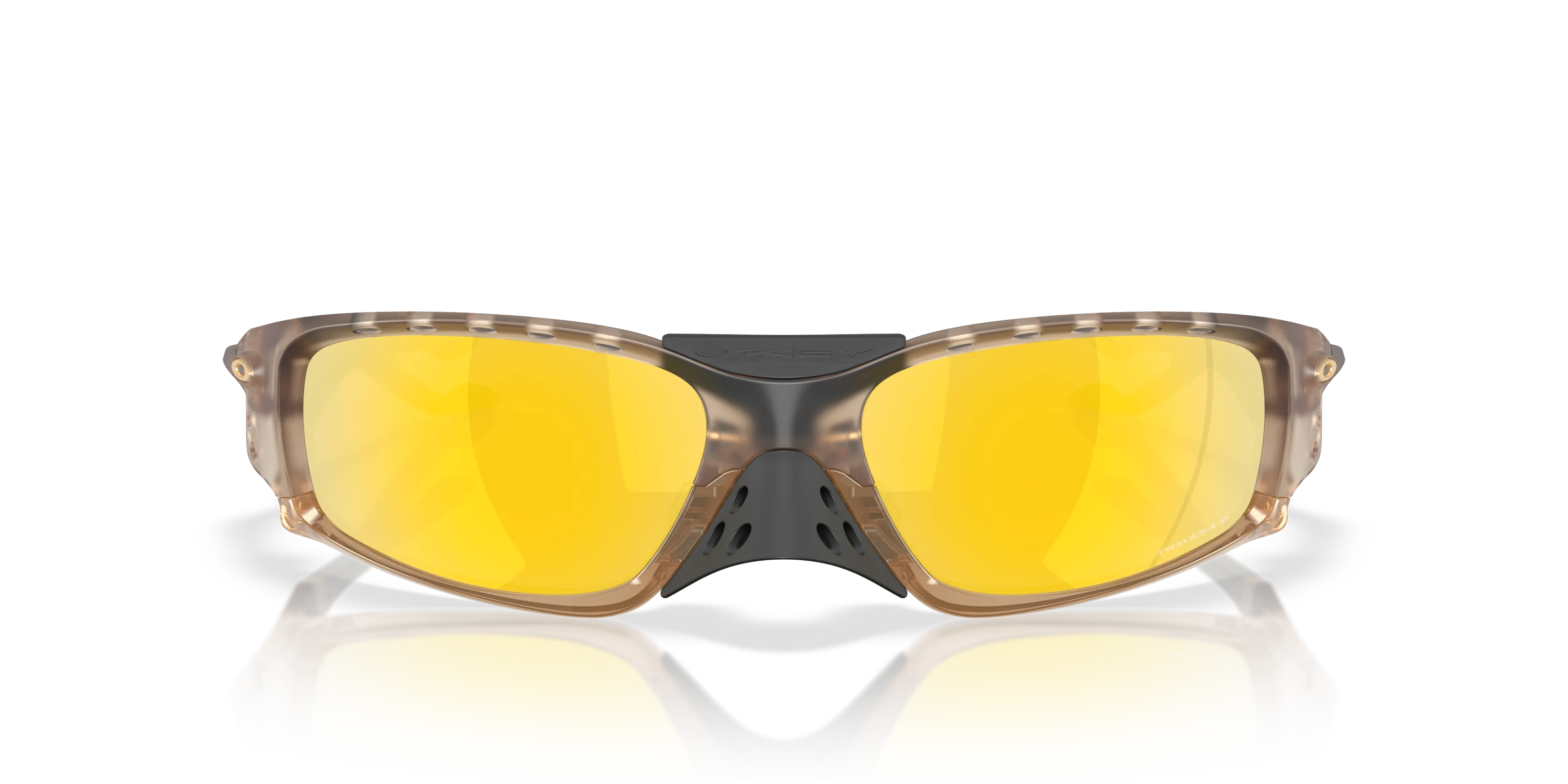 Oakley OO9529 PLANTARIS SQ 952907 Occhiali da sole O_Matter Beige Oro Maschera Polarizzata - immagine 3