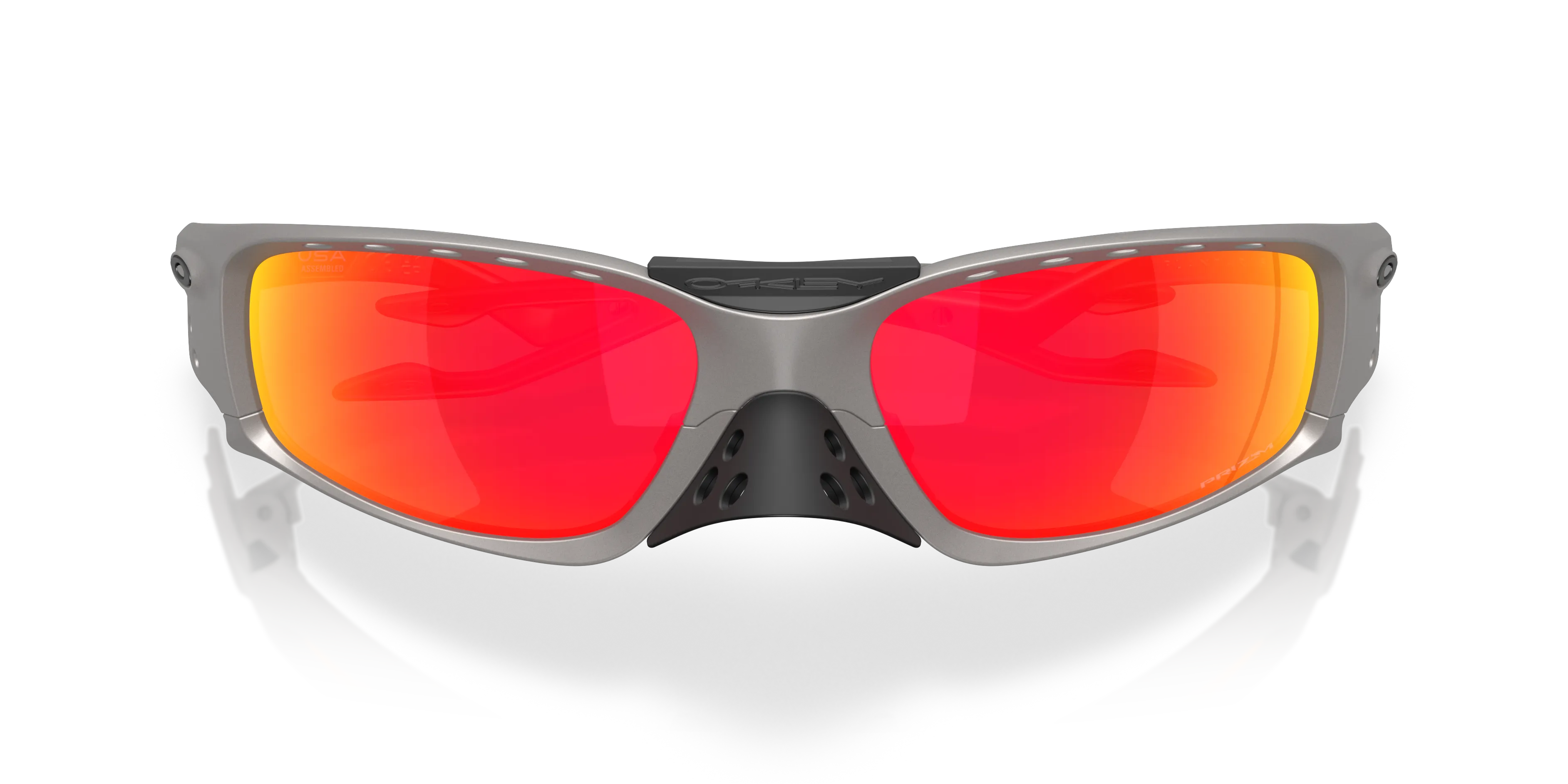 Oakley OO9529 PLANTARIS SQ 952905 Occhiali da sole O_Matter Grigio Rosso Maschera Normale - immagine 2