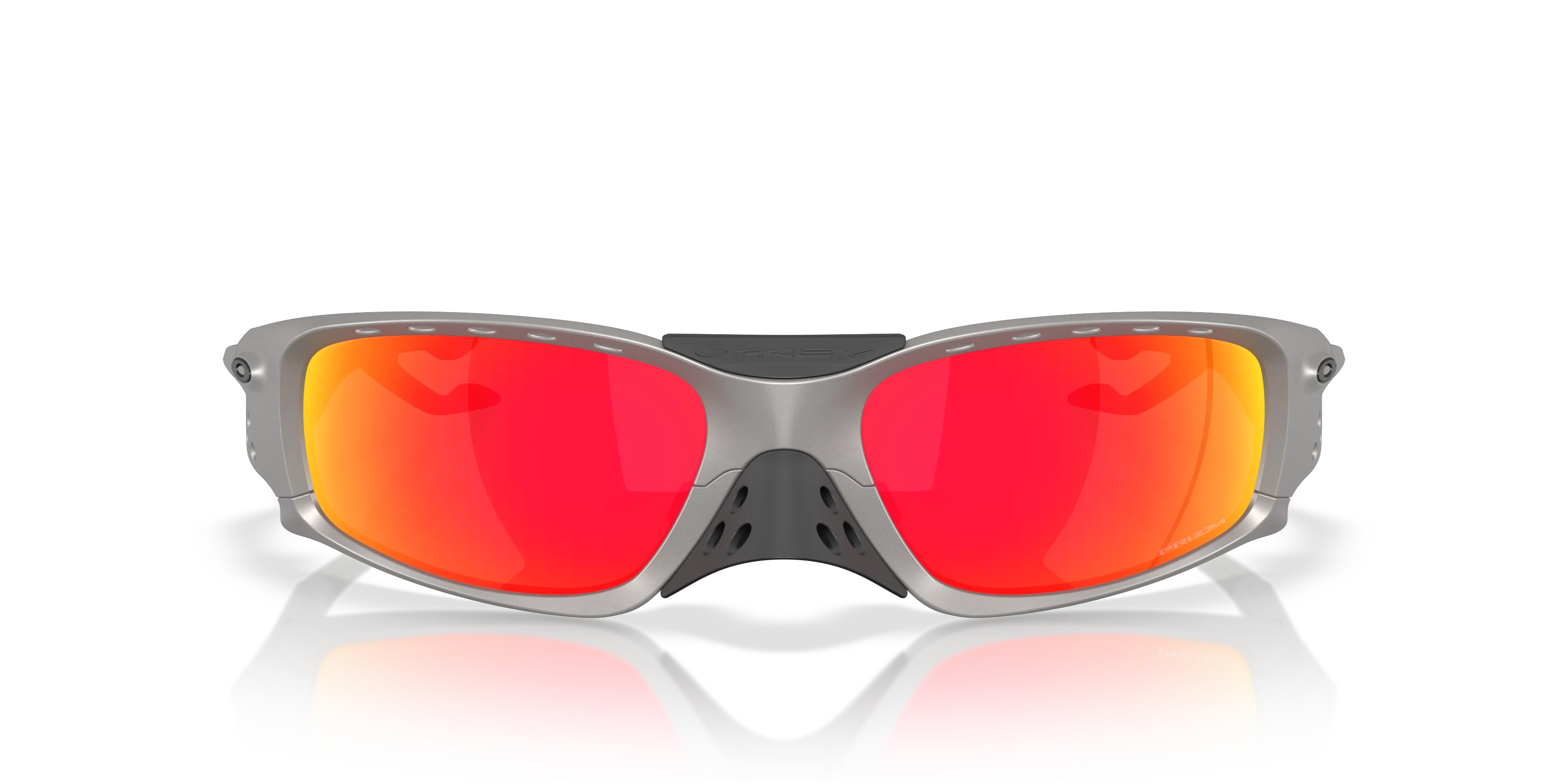 Oakley OO9529 PLANTARIS SQ 952905 Occhiali da sole O_Matter Grigio Rosso Maschera Normale - immagine 3