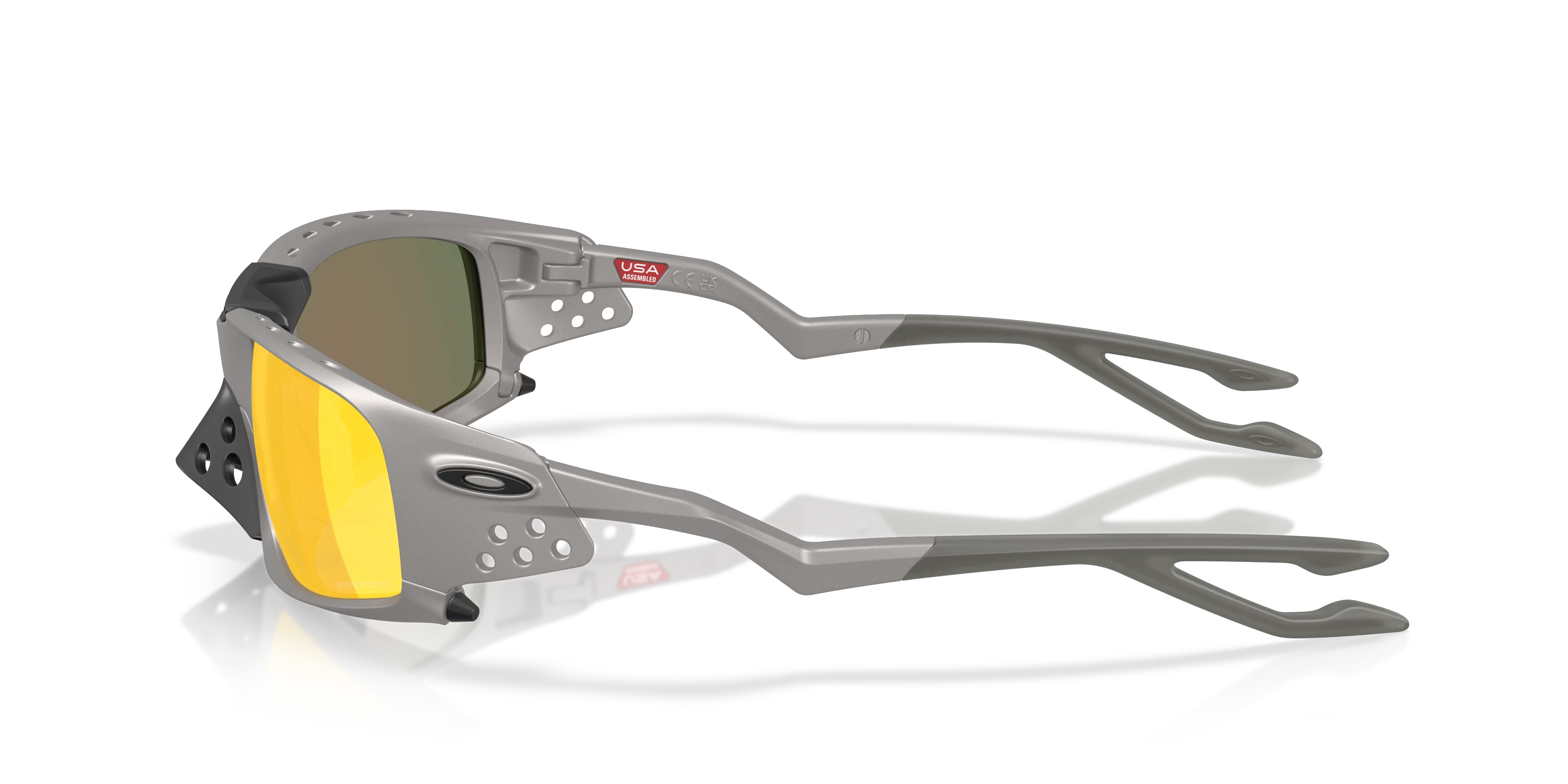 Oakley OO9529 PLANTARIS SQ 952905 Occhiali da sole O_Matter Grigio Rosso Maschera Normale - immagine 4