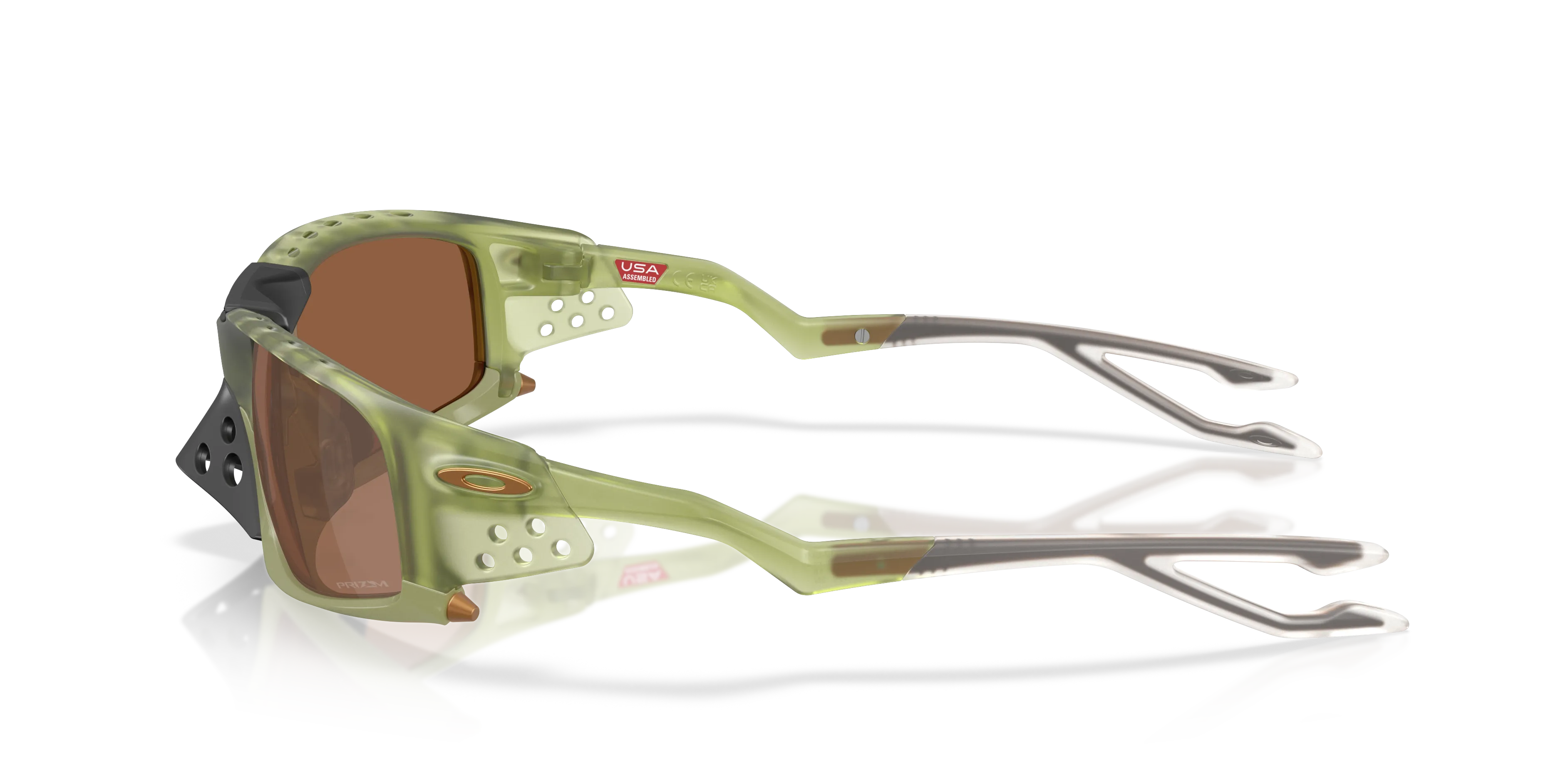 Oakley OO9529 PLANTARIS SQ 952904 Occhiali da sole O_Matter Marrone Marrone Maschera Normale - immagine 4