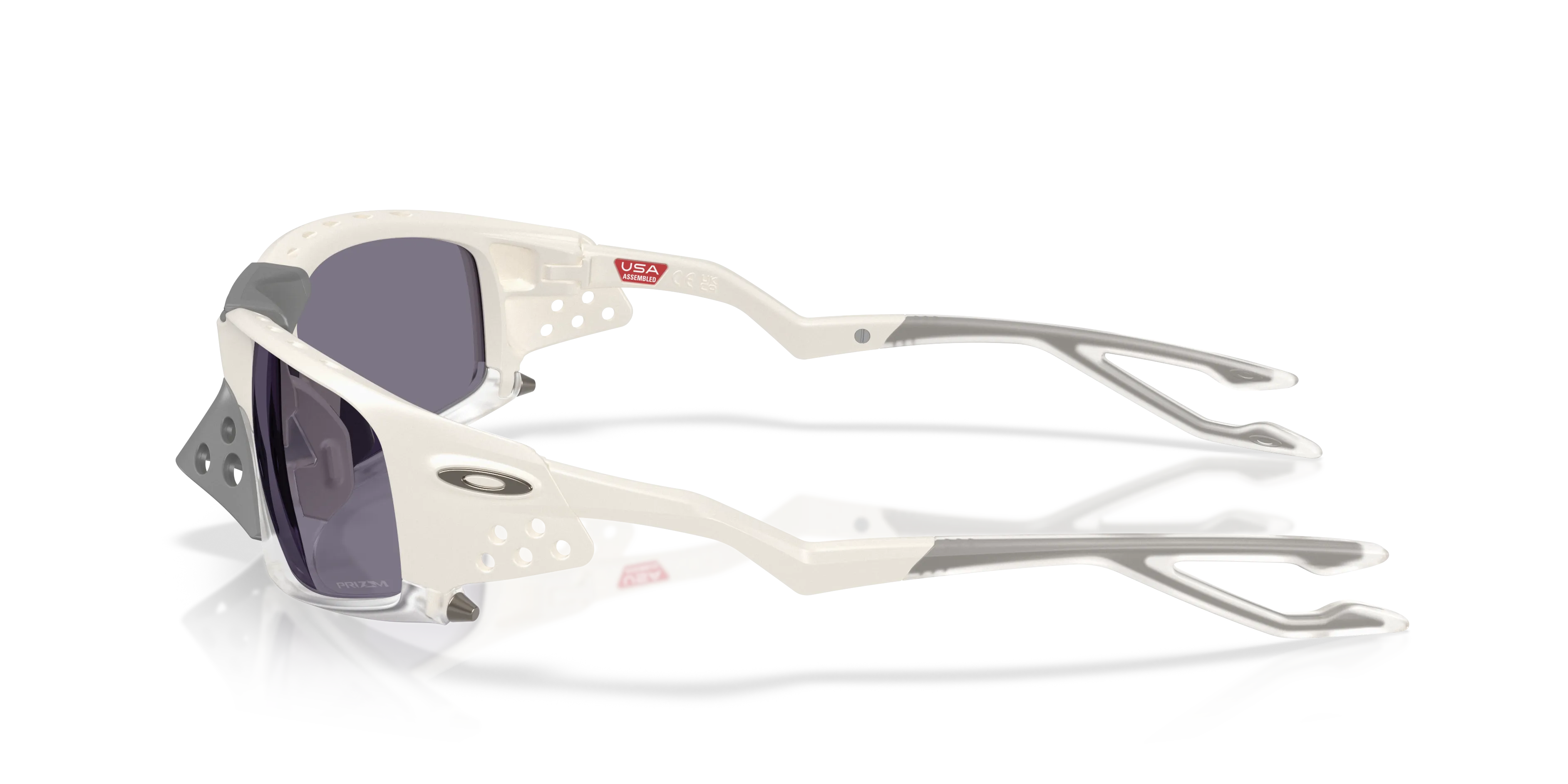 Oakley OO9529 PLANTARIS SQ 952902 Occhiali da sole O_Matter Bianco Grigio Maschera Normale - immagine 4