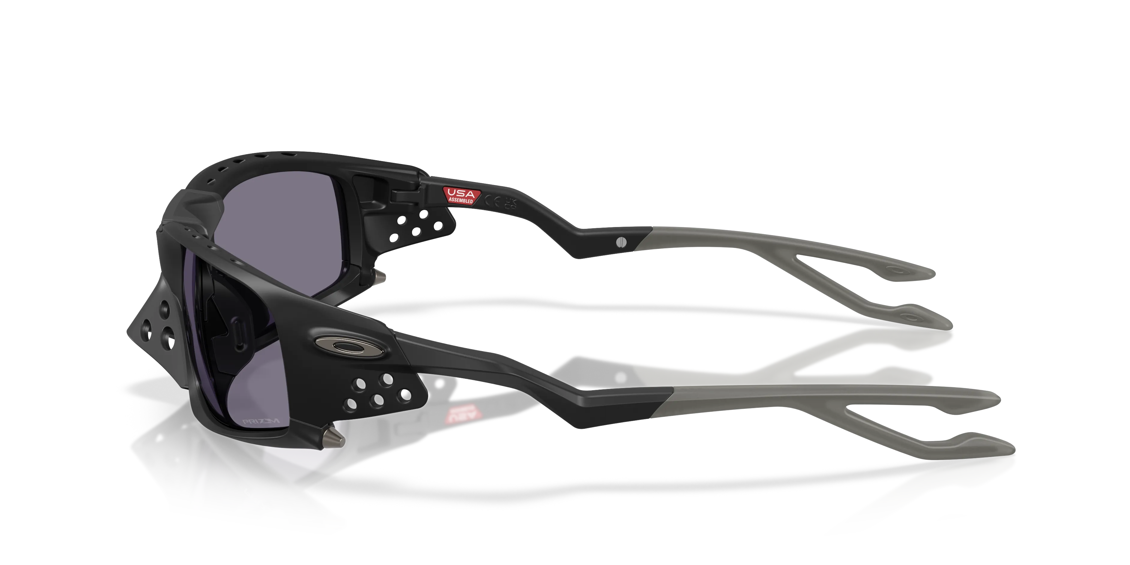 Oakley OO9529 PLANTARIS SQ 952901 Occhiali da sole O_Matter Nero Grigio Maschera Normale - immagine 4