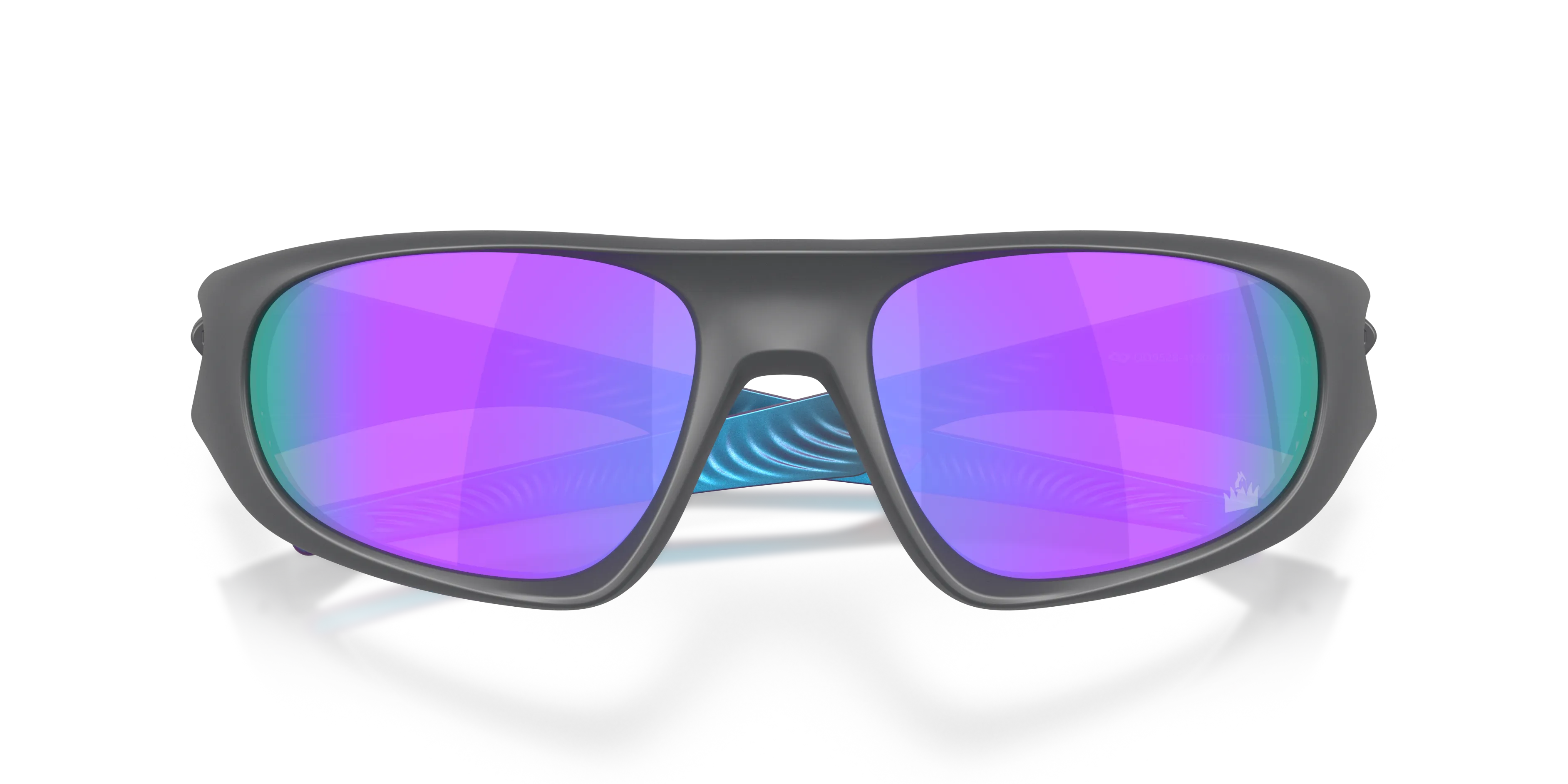 Oakley OO9528 NEOFORMA 952811 Occhiali da sole O_Matter Grigio Viola Rotonda Normale - immagine 2