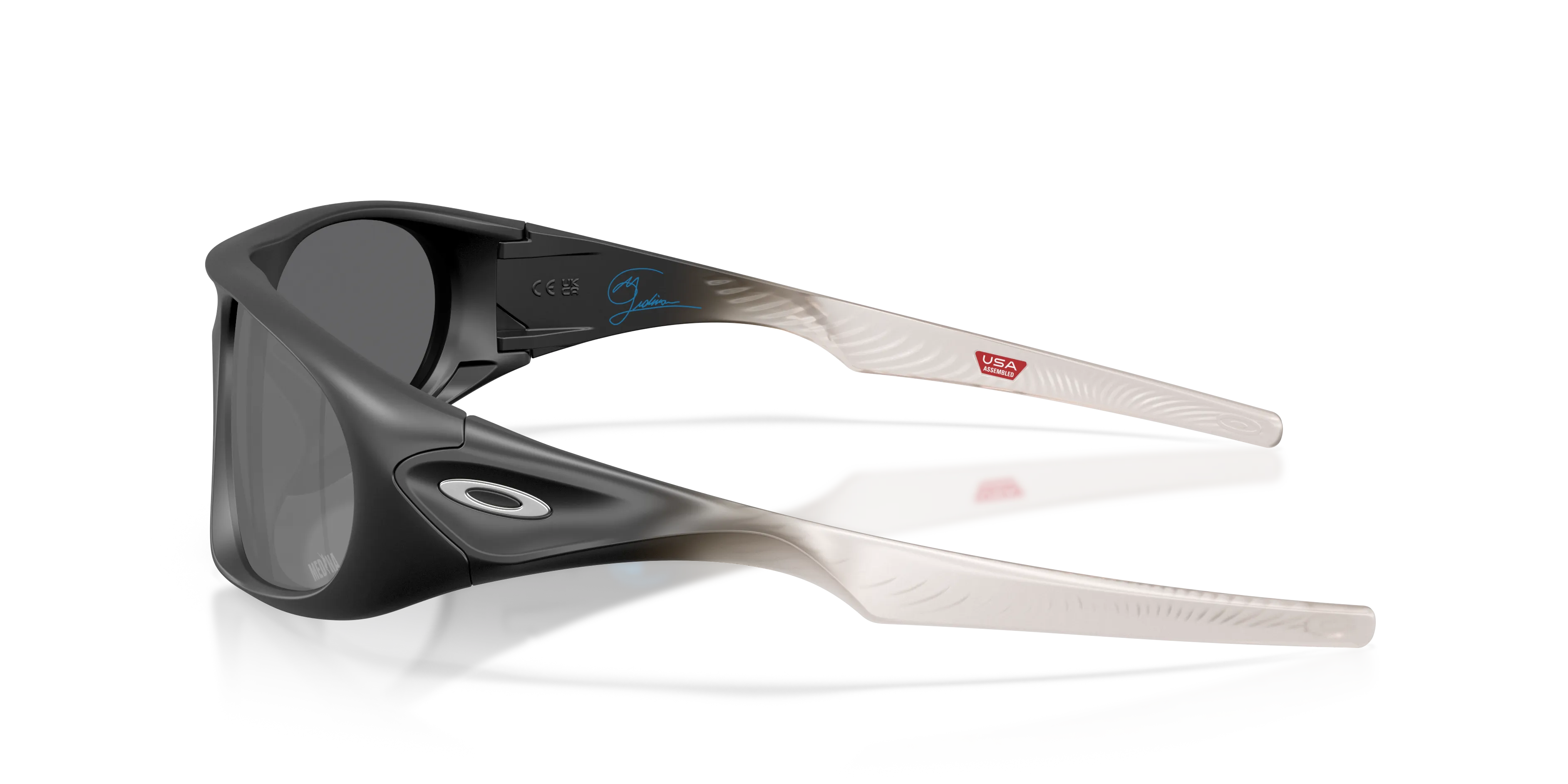 Oakley OO9528 NEOFORMA 952809 Occhiali da sole O_Matter Nero Grigio Rotonda Normale - immagine 4