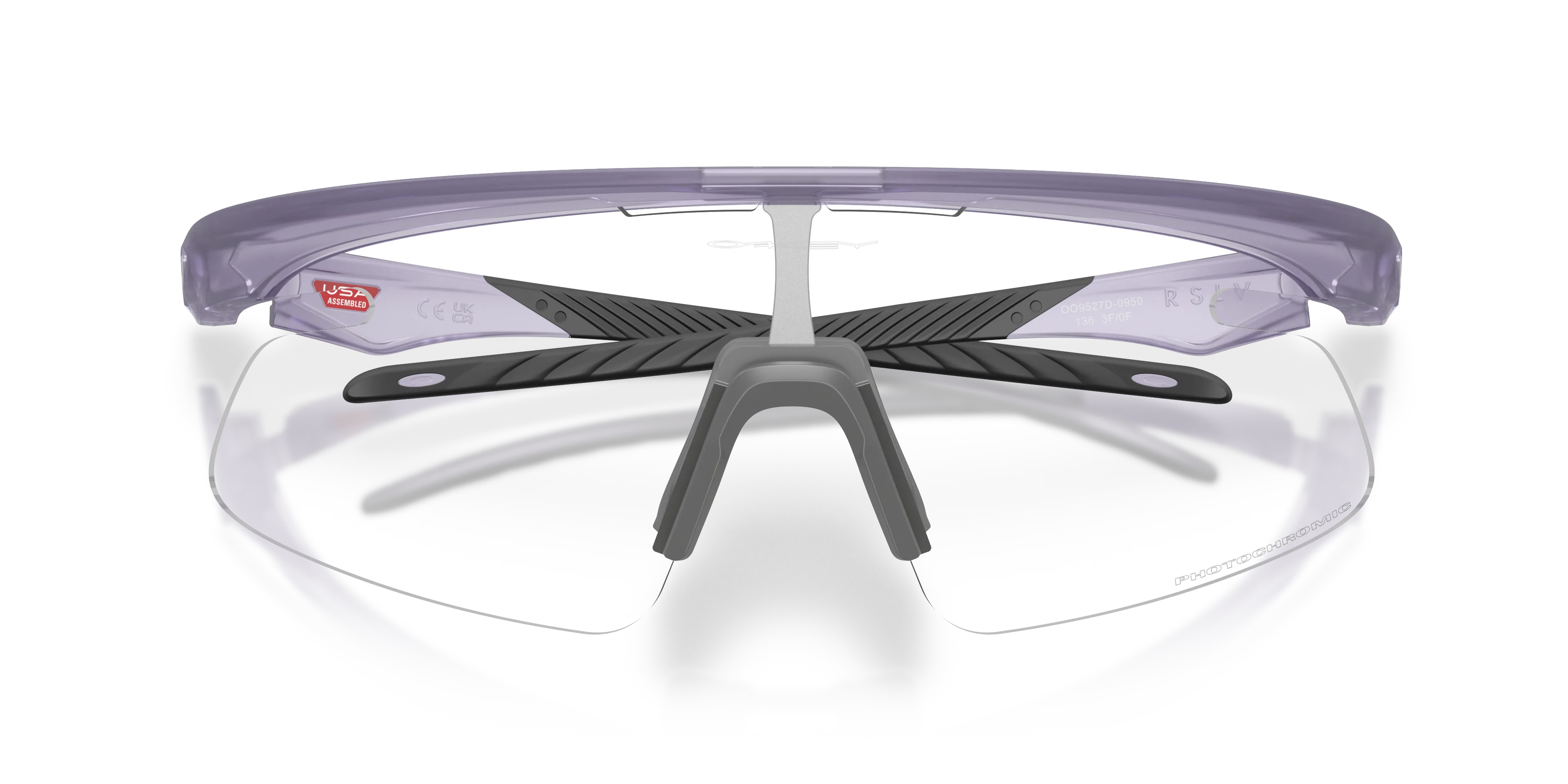 Oakley OO9527D RSLV LITE 952709 Occhiali da sole O_Matter Viola Grigio Squadrata Fotocromatiche - immagine 2