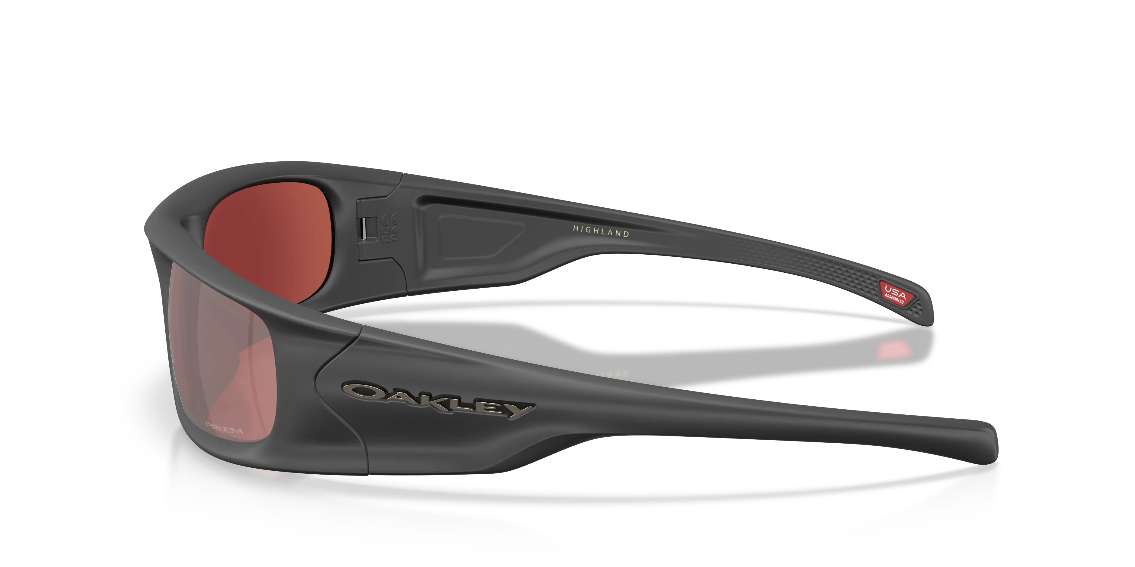 Oakley OO9522 HIGHLAND 952209 Occhiali da sole O_Matter Nero Grigio Squadrata Normale - immagine 4