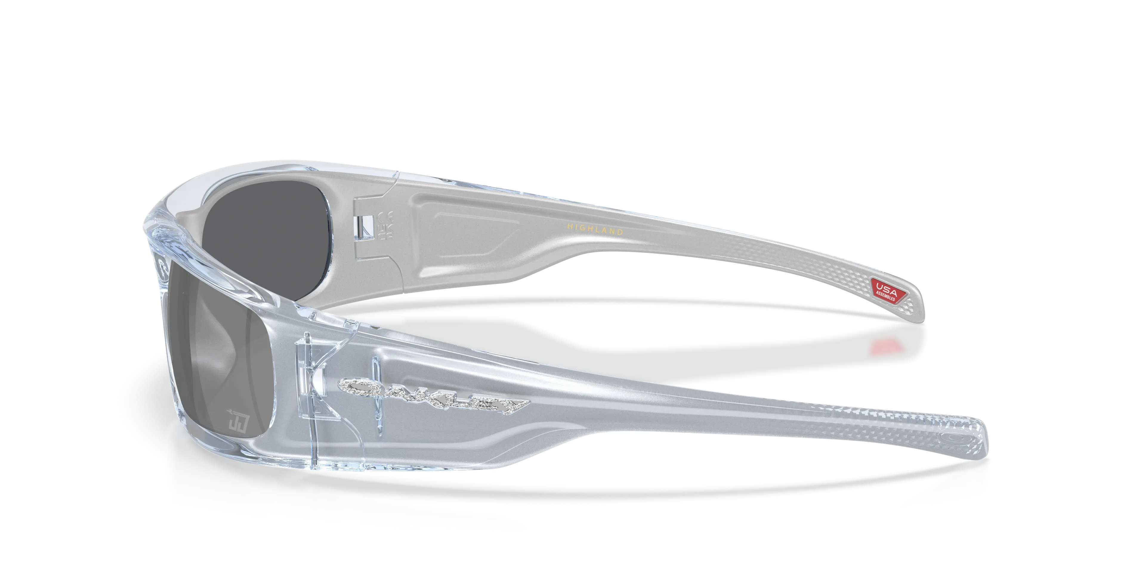 Oakley OO9522 HIGHLAND 952208 Occhiali da sole O_Matter Argento Grigio Squadrata Normale - immagine 4