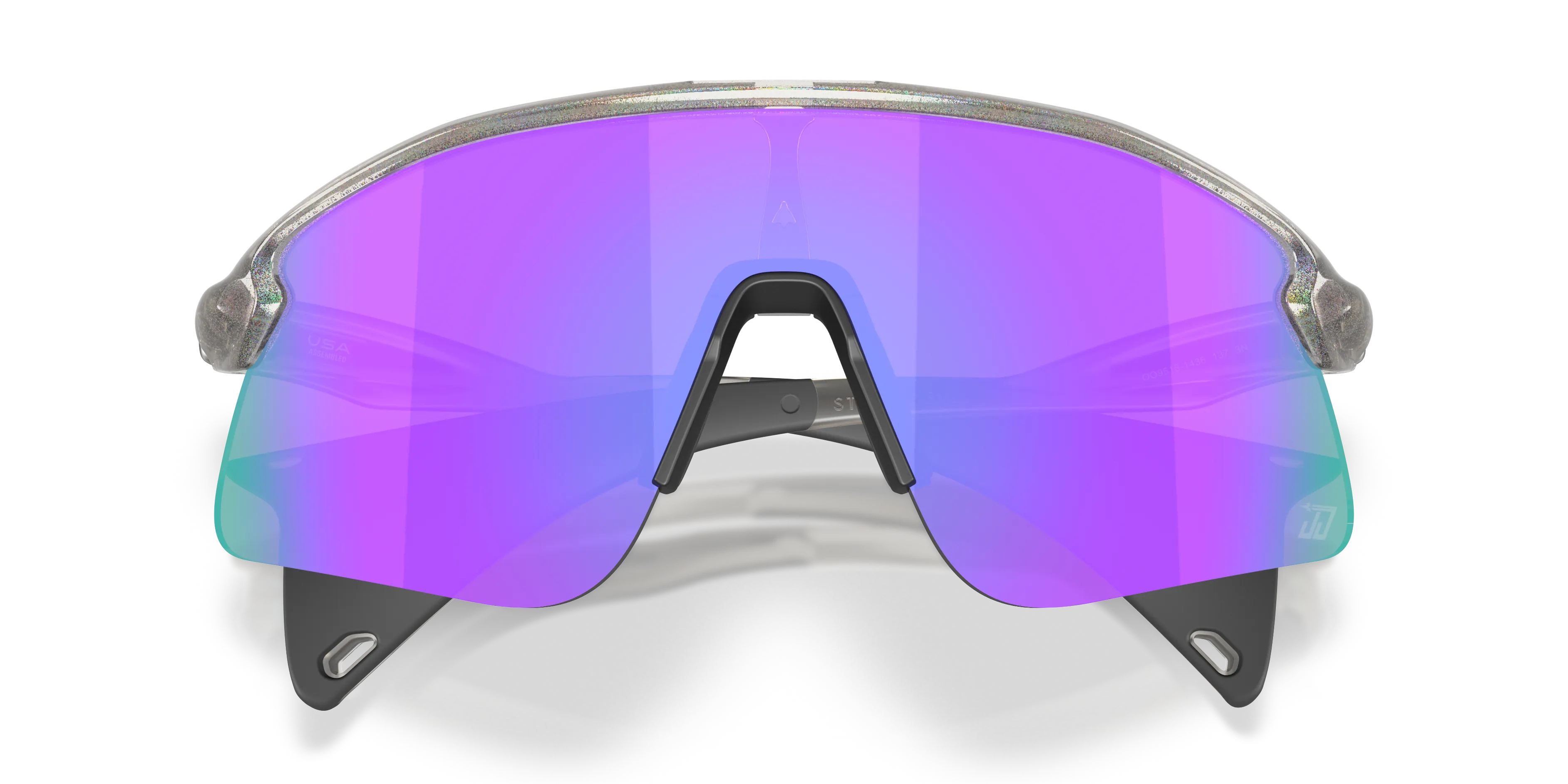 Oakley OO9518 STUNT DEVIL S 951814 Occhiali da sole O_Matter Grigio Viola Squadrata Normale - immagine 2