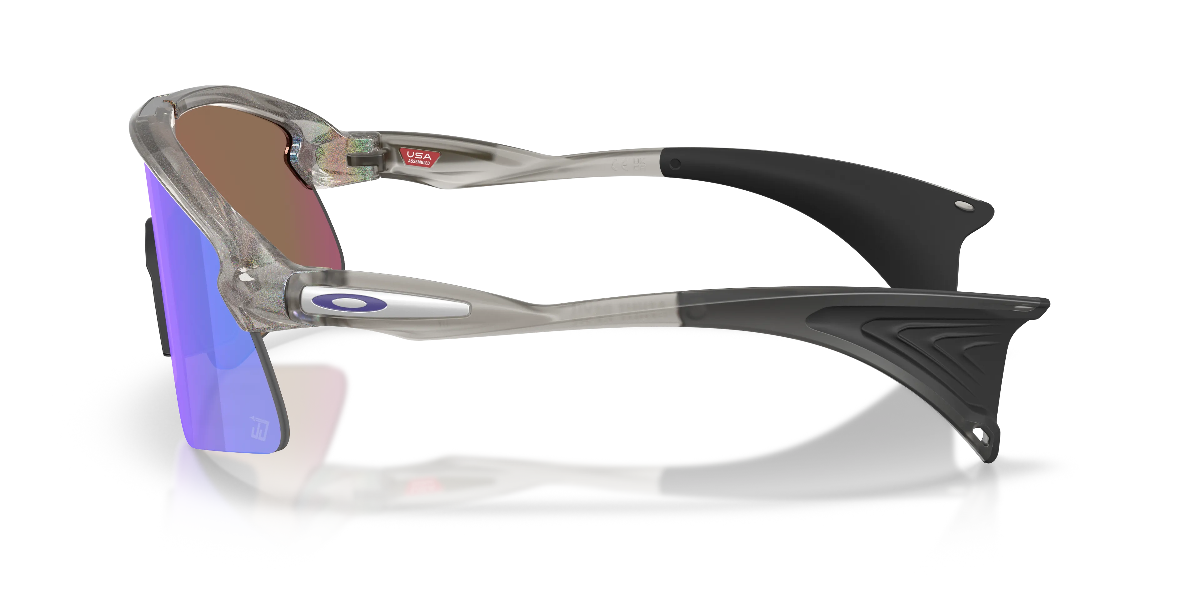 Oakley OO9518 STUNT DEVIL S 951814 Occhiali da sole O_Matter Grigio Viola Squadrata Normale - immagine 4