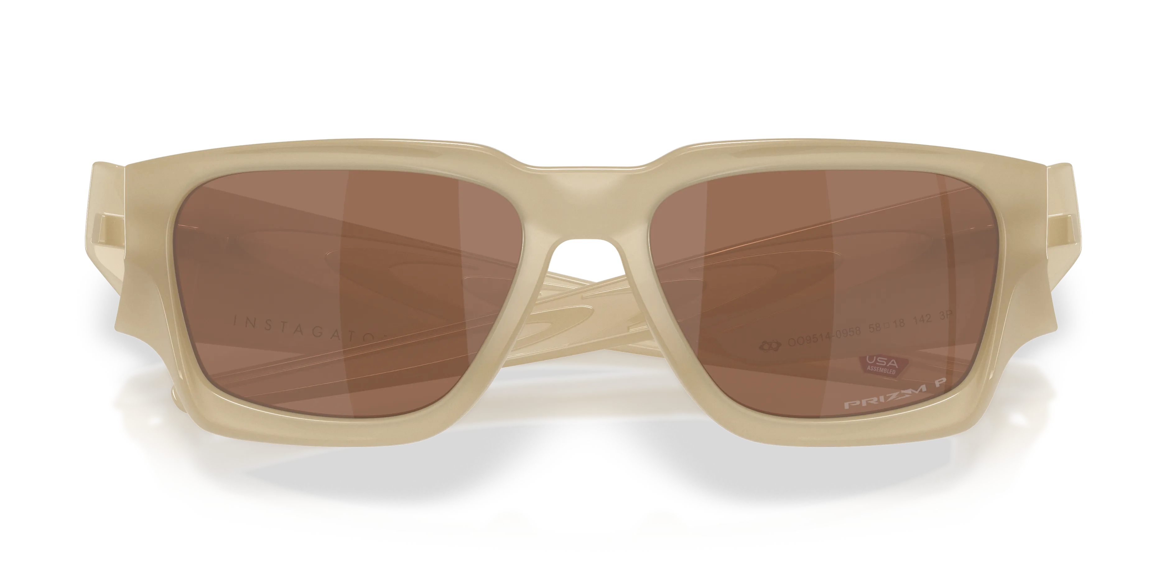 Oakley OO9514 INSTAGATOR 951409 Occhiali da sole O_Matter Marrone Marrone Squadrata Polarizzata - immagine 2