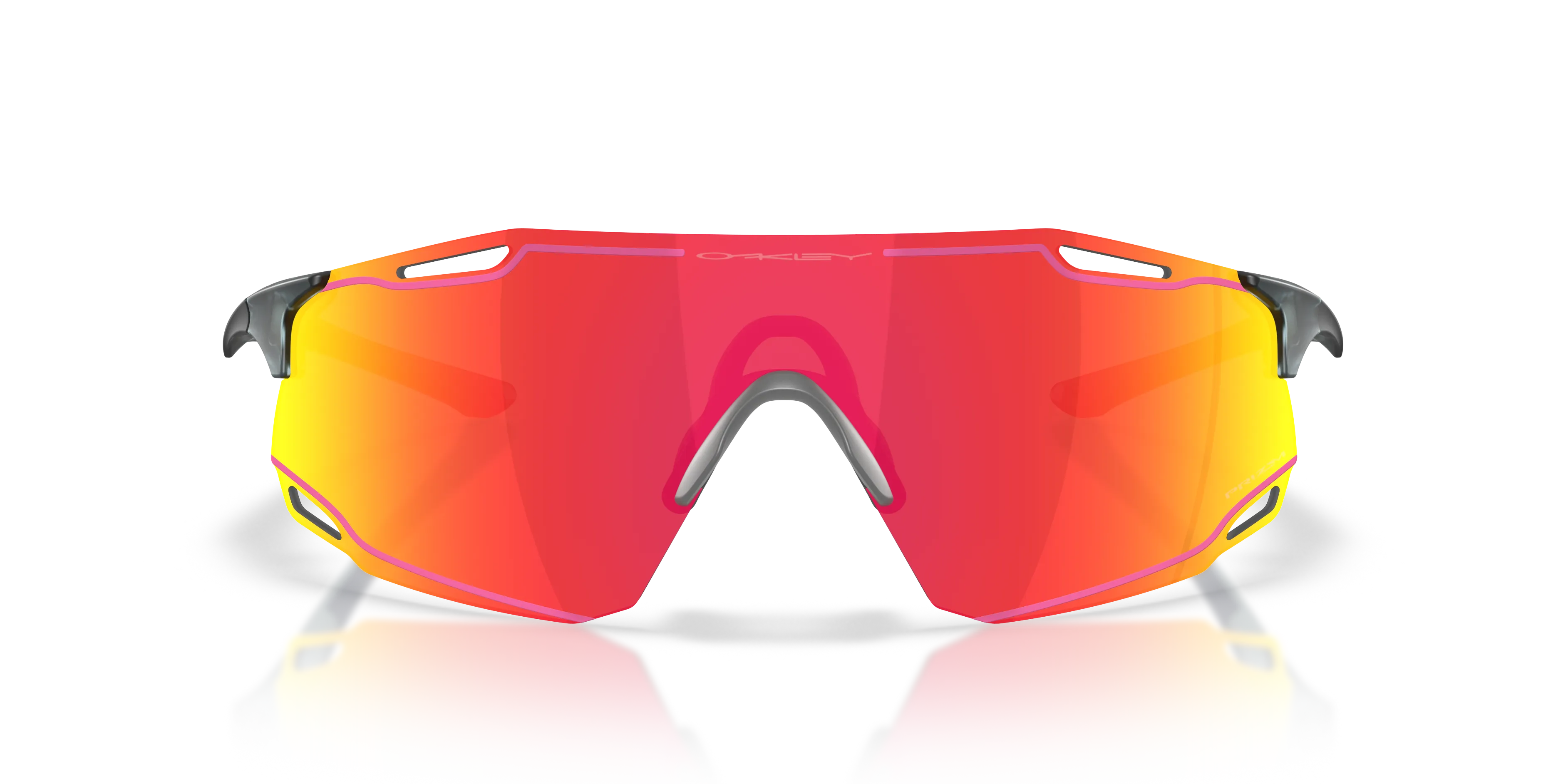 Oakley OO9513D CYBR DYNO 951312 Occhiali da sole O_Matter Grigio Rosso Squadrata Normale - immagine 3