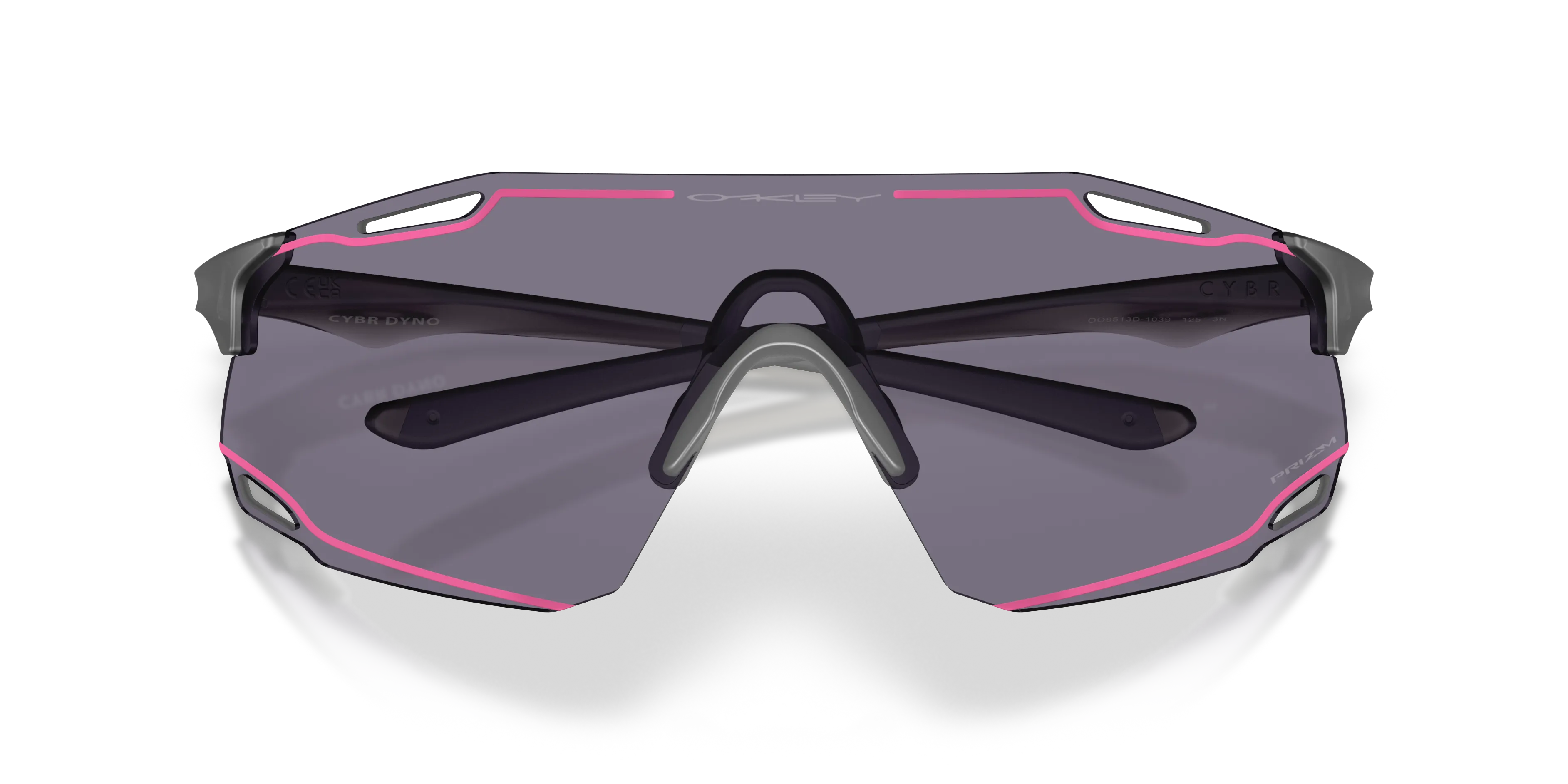 Oakley OO9513D CYBR DYNO 951310 Occhiali da sole O_Matter Grigio Grigio Squadrata Normale - immagine 2