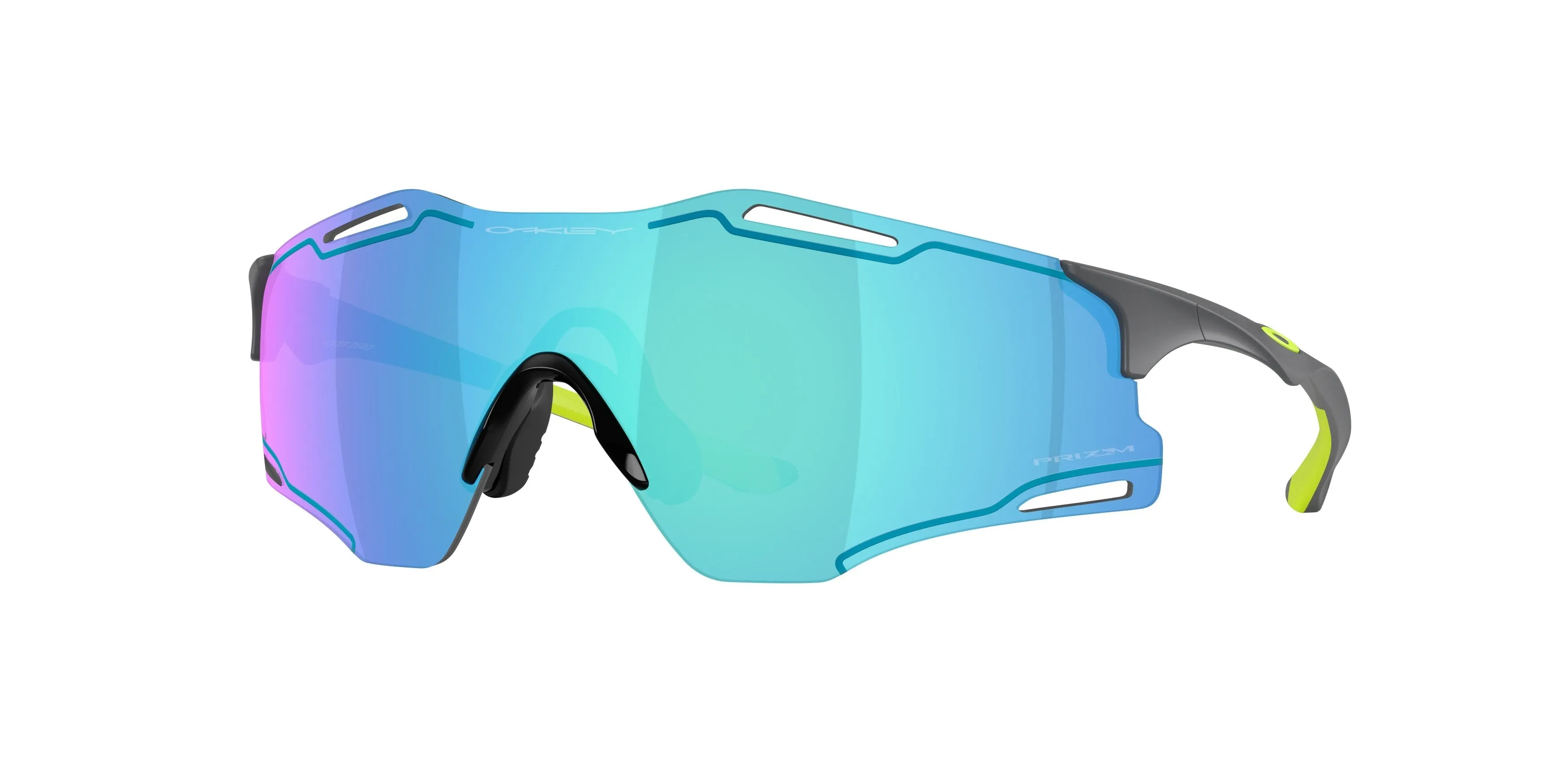 Oakley OO9512D CYBR ZERO 951212 Occhiali da sole O_Matter Grigio Blu Squadrata Normale - immagine 1