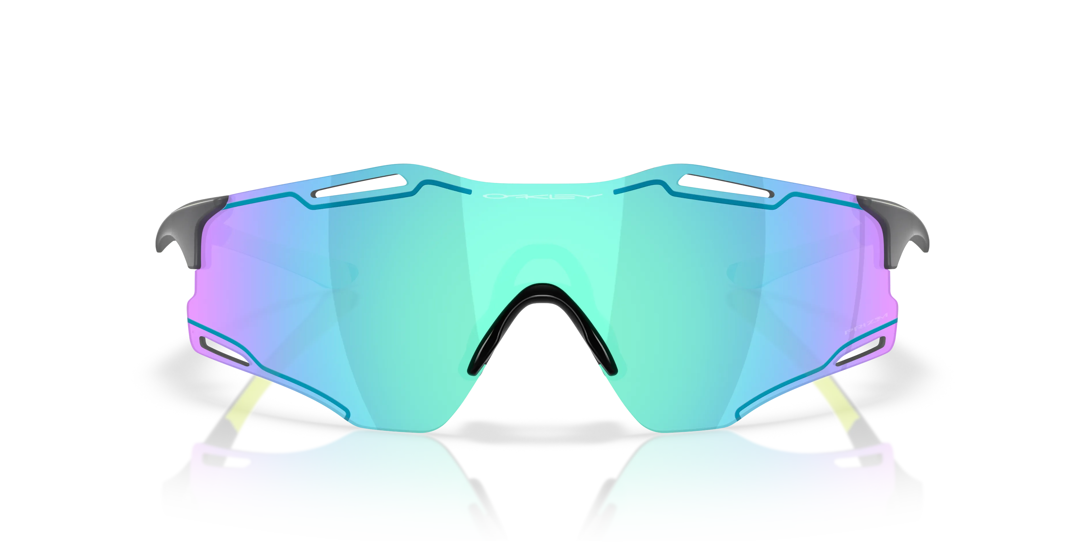 Oakley OO9512D CYBR ZERO 951212 Occhiali da sole O_Matter Grigio Blu Squadrata Normale - immagine 3