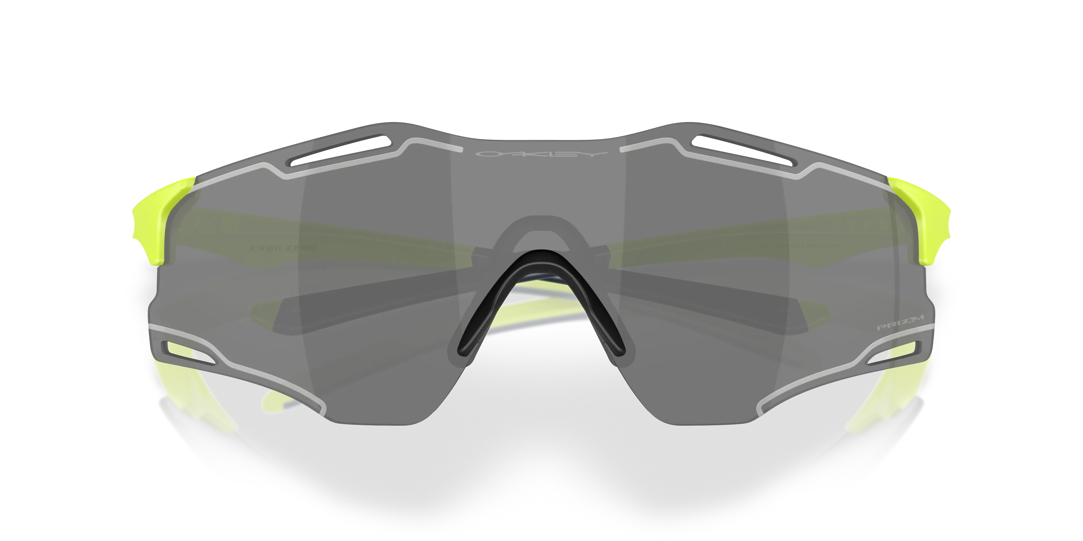 Oakley OO9512D CYBR ZERO 951210 Occhiali da sole O_Matter Giallo Grigio Squadrata Normale - immagine 2