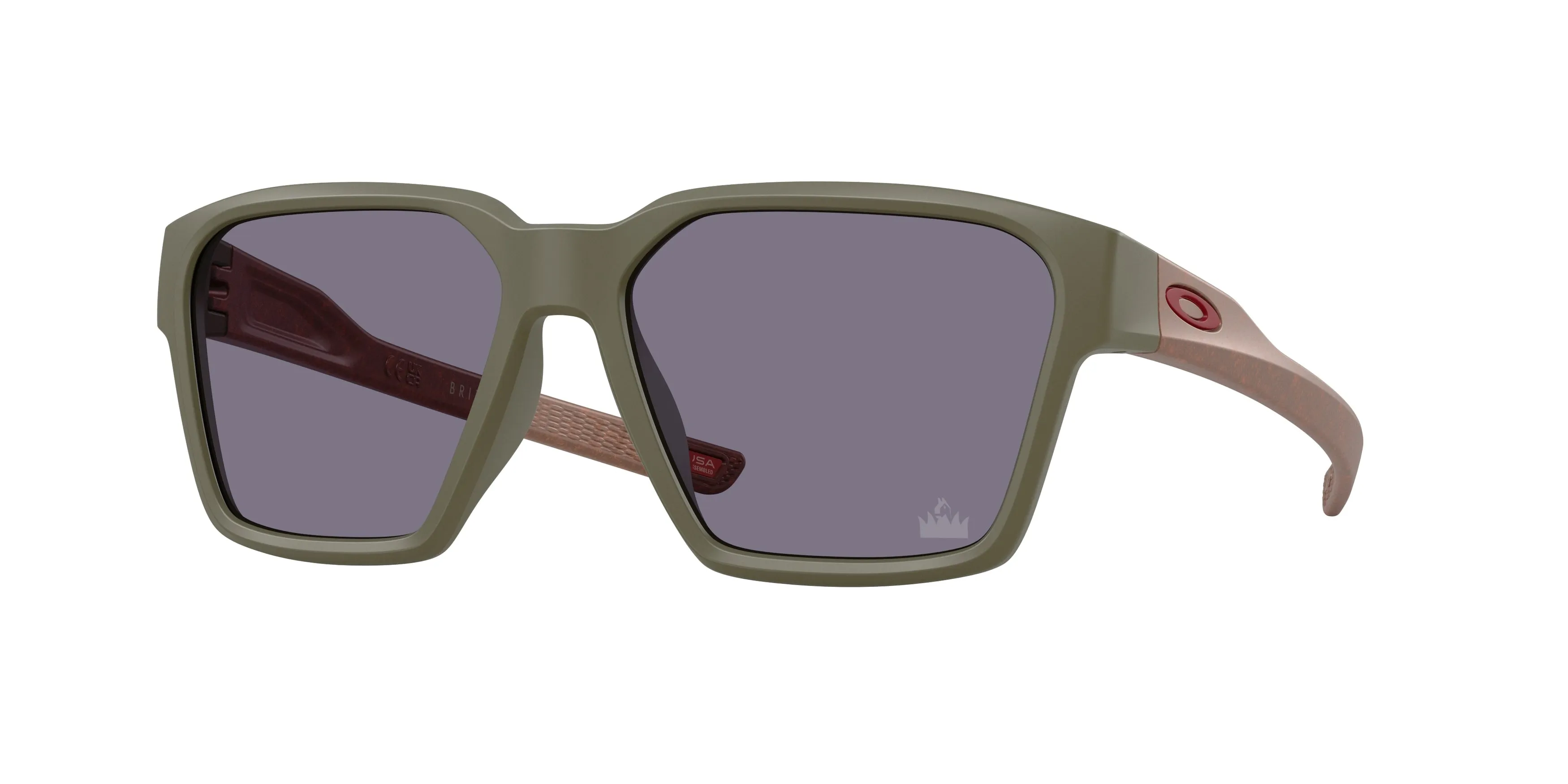 Oakley OO9497 BRIZA 949744 Occhiali da sole O_Matter Verde Grigio Squadrata Normale - immagine 1