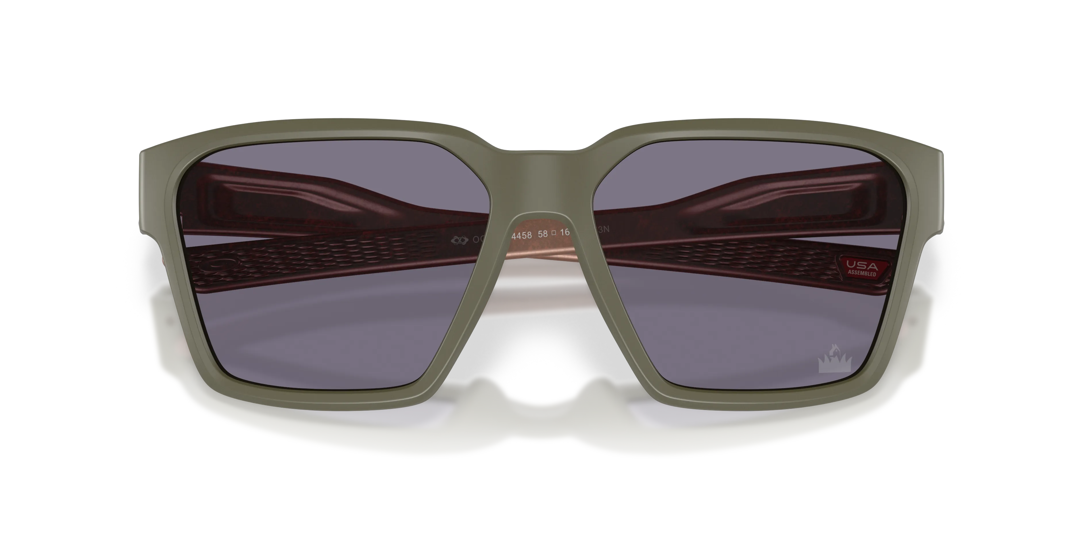 Oakley OO9497 BRIZA 949744 Occhiali da sole O_Matter Verde Grigio Squadrata Normale - immagine 2