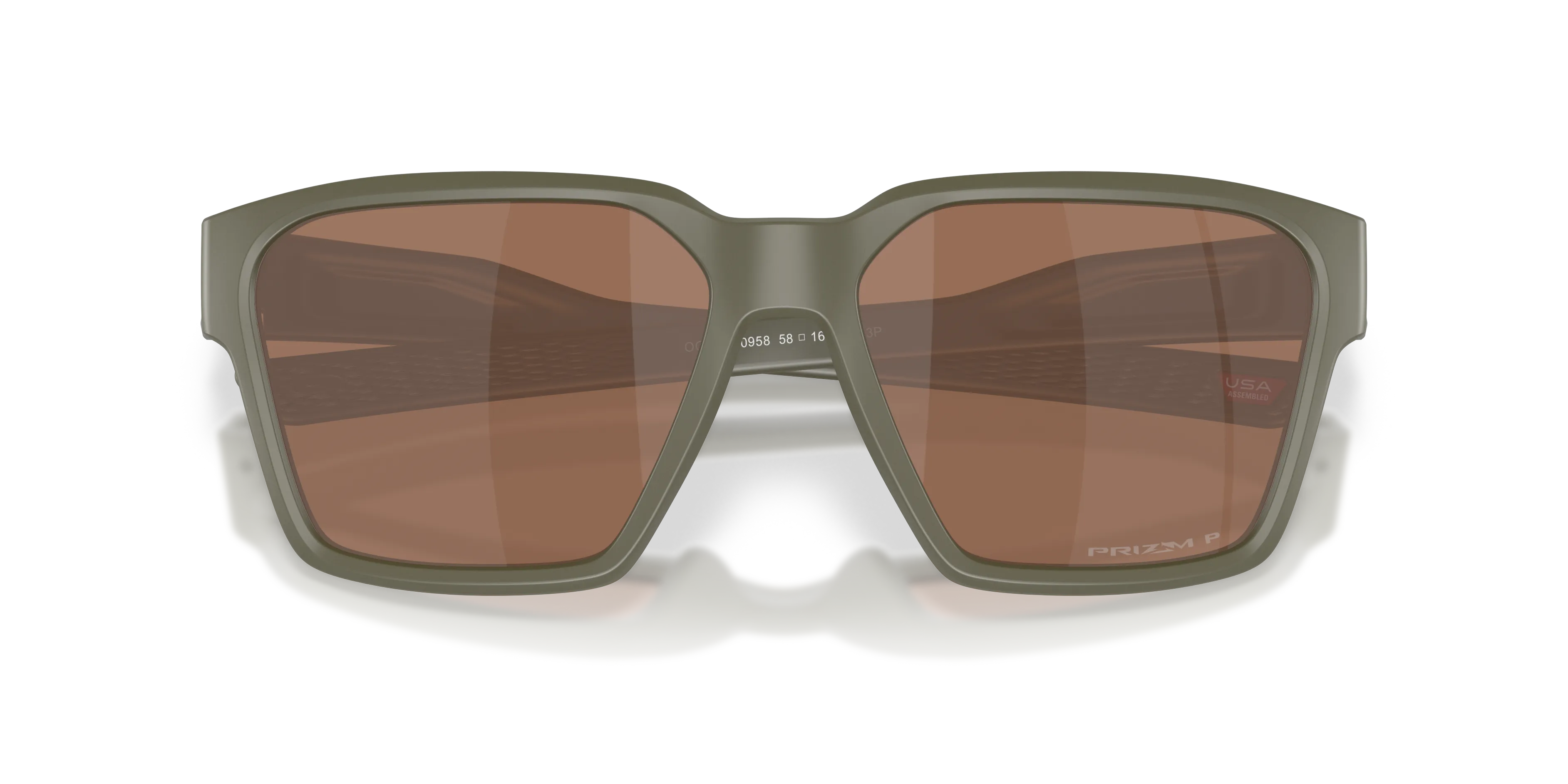 Oakley OO9497 BRIZA 949709 Occhiali da sole O_Matter Verde Marrone Squadrata Polarizzata - immagine 2