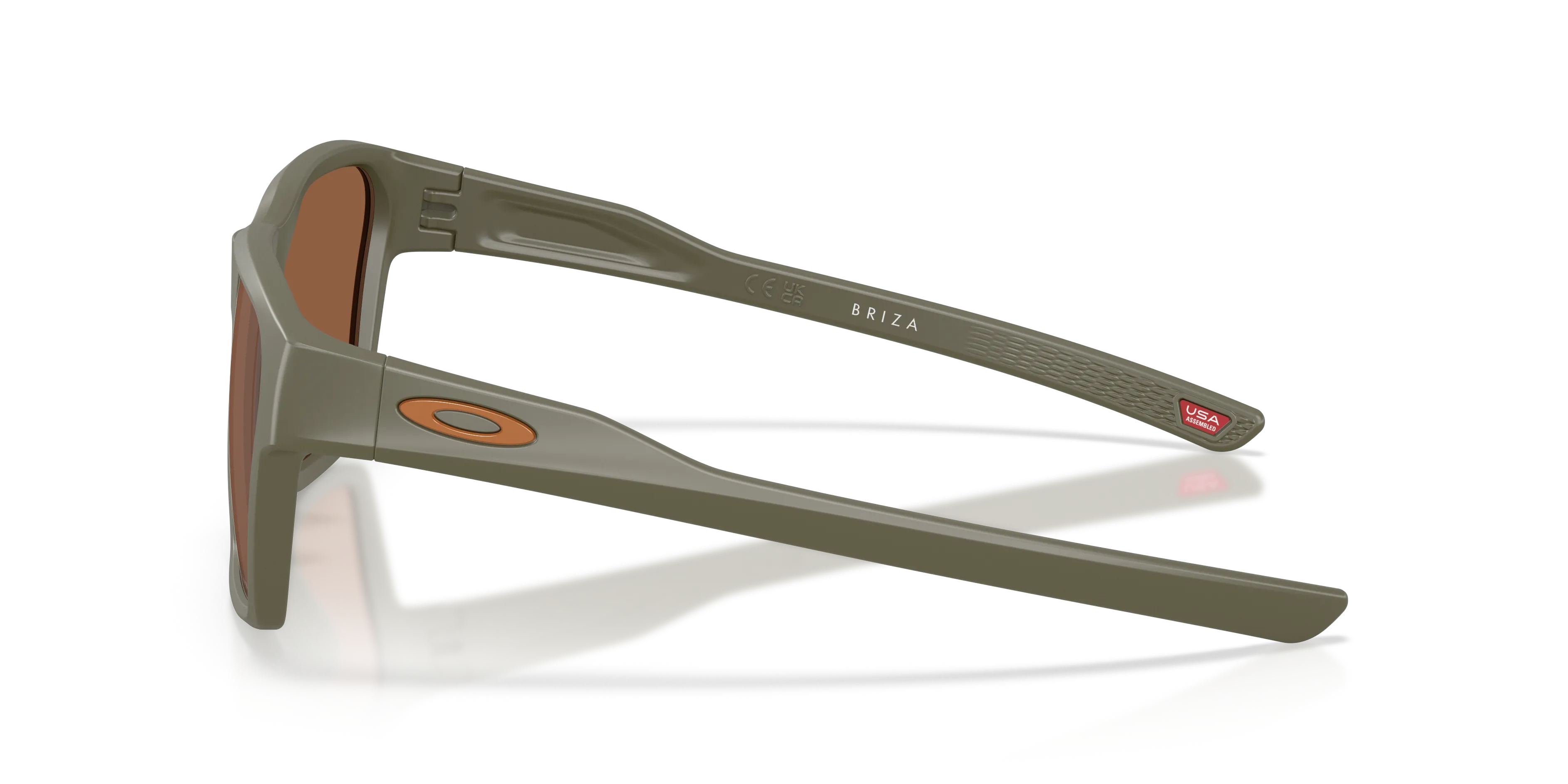Oakley OO9497 BRIZA 949709 Occhiali da sole O_Matter Verde Marrone Squadrata Polarizzata - immagine 4