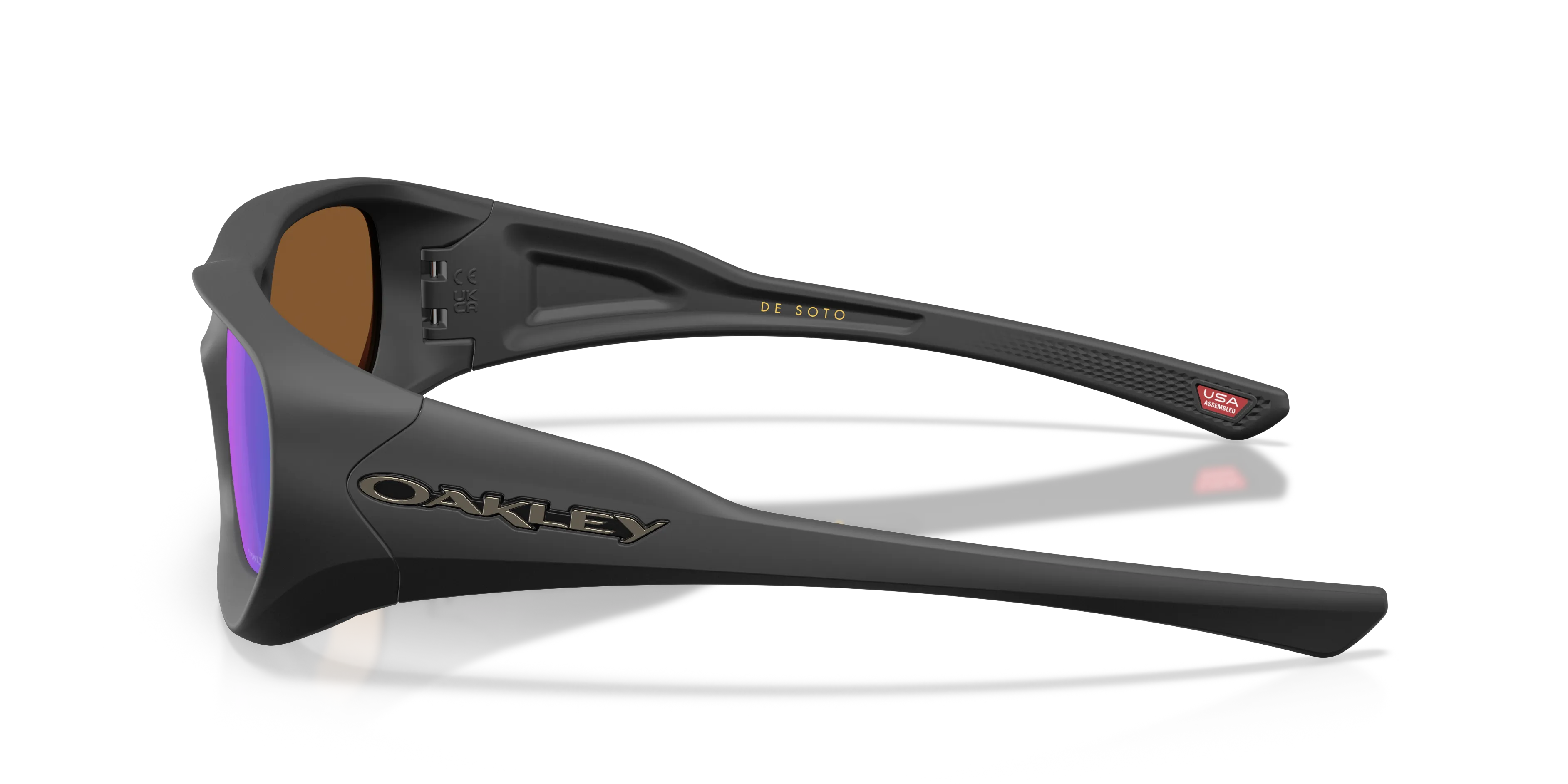 Oakley OO9494 DE SOTO 949408 Occhiali da sole O_Matter Nero Viola Squadrata Normale - immagine 4