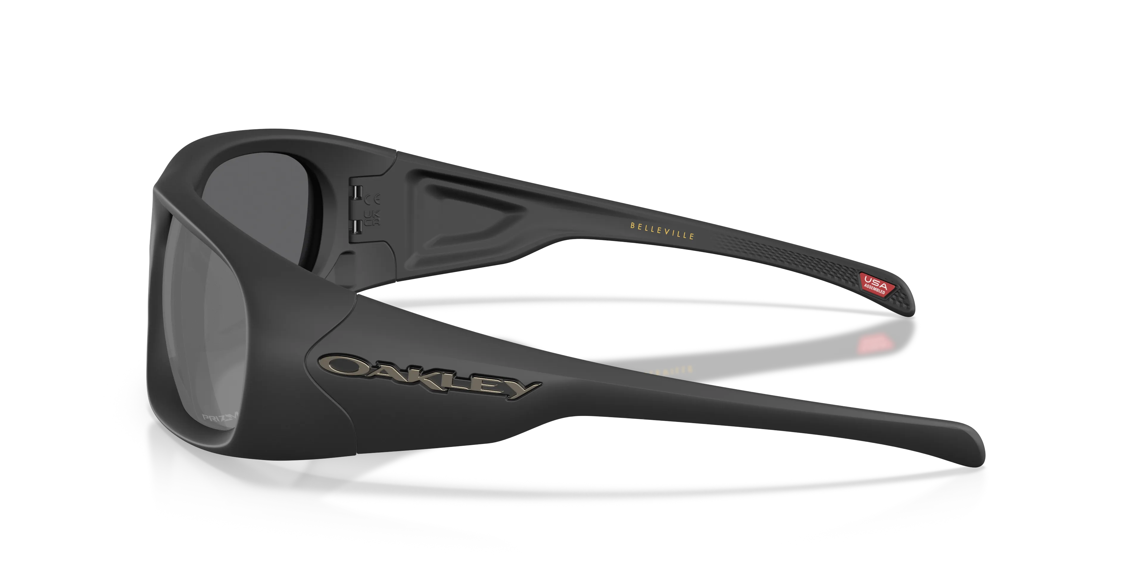 Oakley OO9491 BELLEVILLE 949106 Occhiali da sole O_Matter Nero Grigio Squadrata Normale - immagine 4