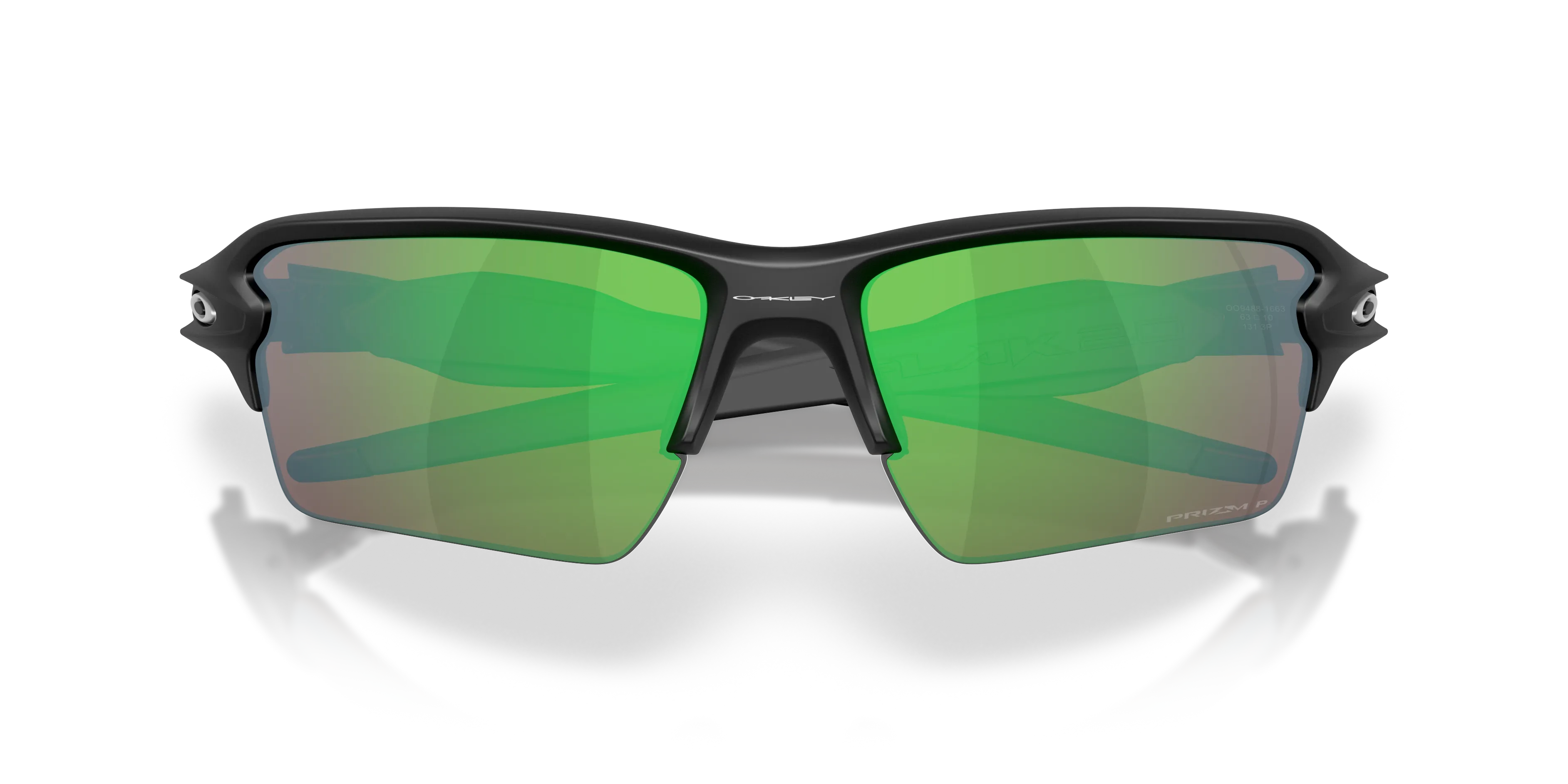 Oakley OO9488 FLAK 2.0 XXL 948816 Occhiali da sole O_Matter Nero Blu Squadrata Polarizzata - immagine 2