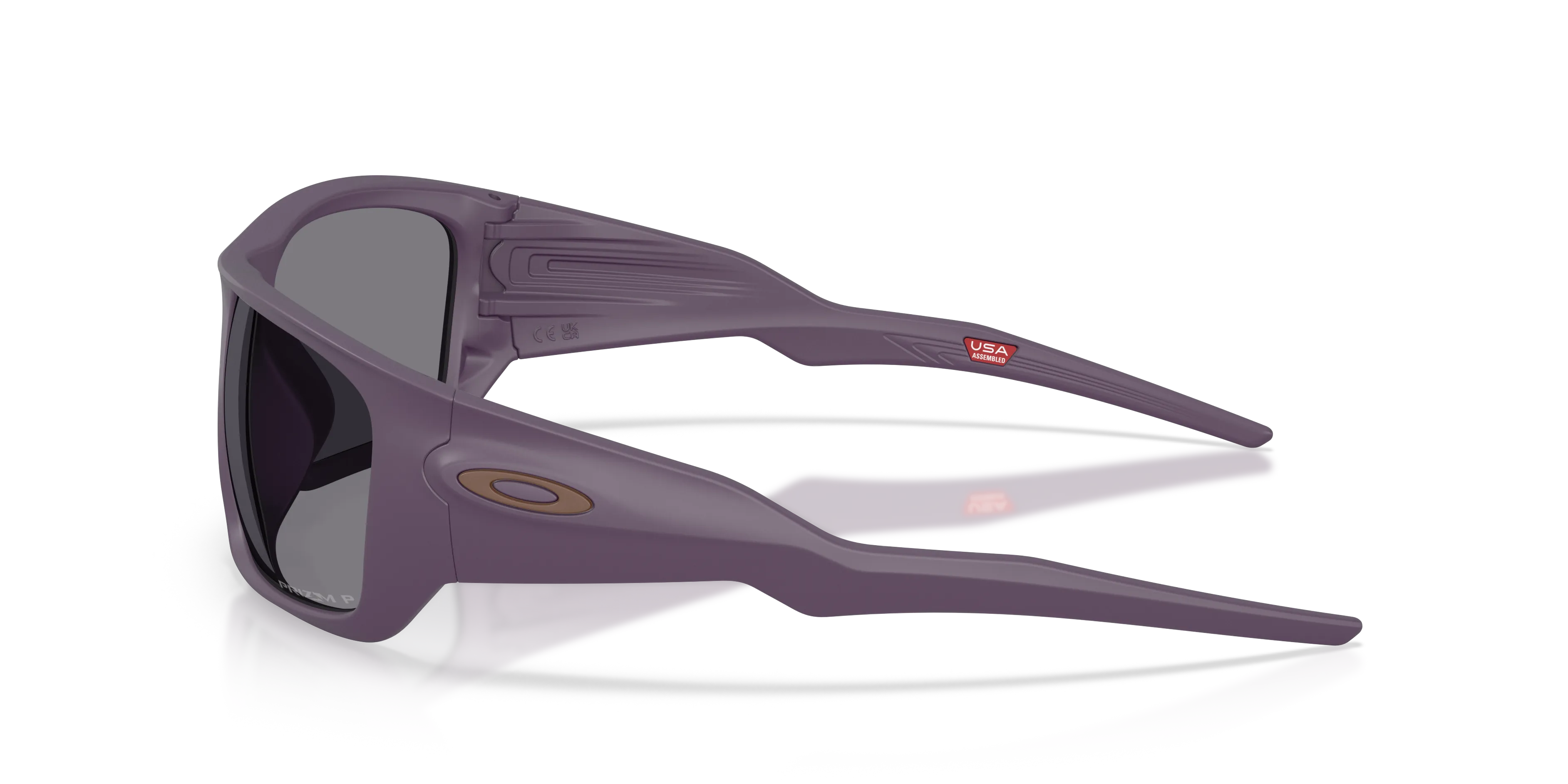 Oakley OO9486 MASSETER 948619 Occhiali da sole O_Matter Viola Grigio Squadrata Polarizzata - immagine 4