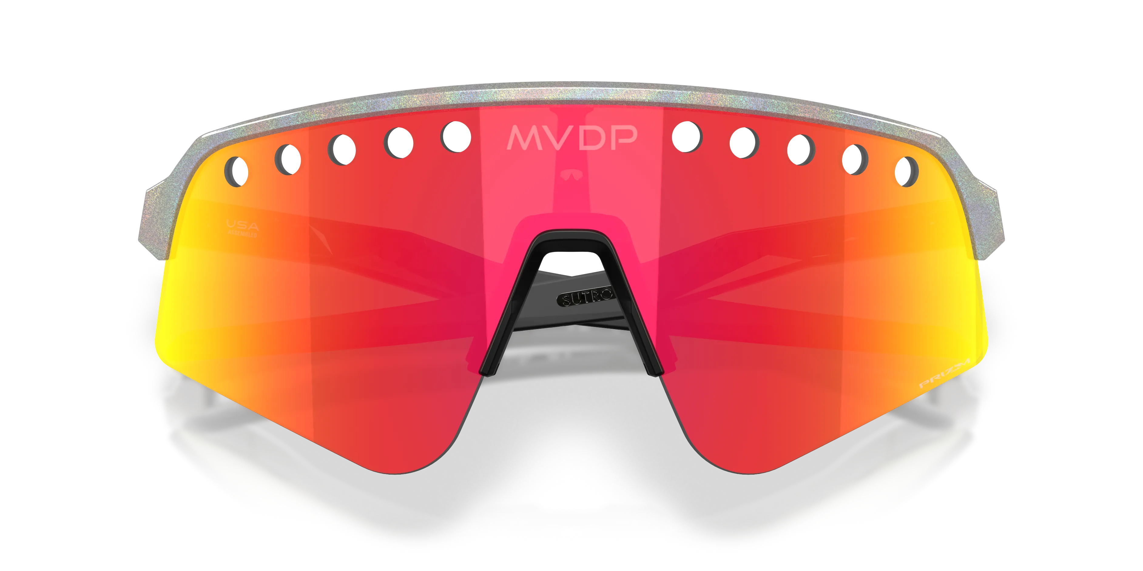 Oakley OO9465 SUTRO LITE SWEEP 946540 Occhiali da sole O_Matter Argento Rosso Maschera Normale - immagine 2
