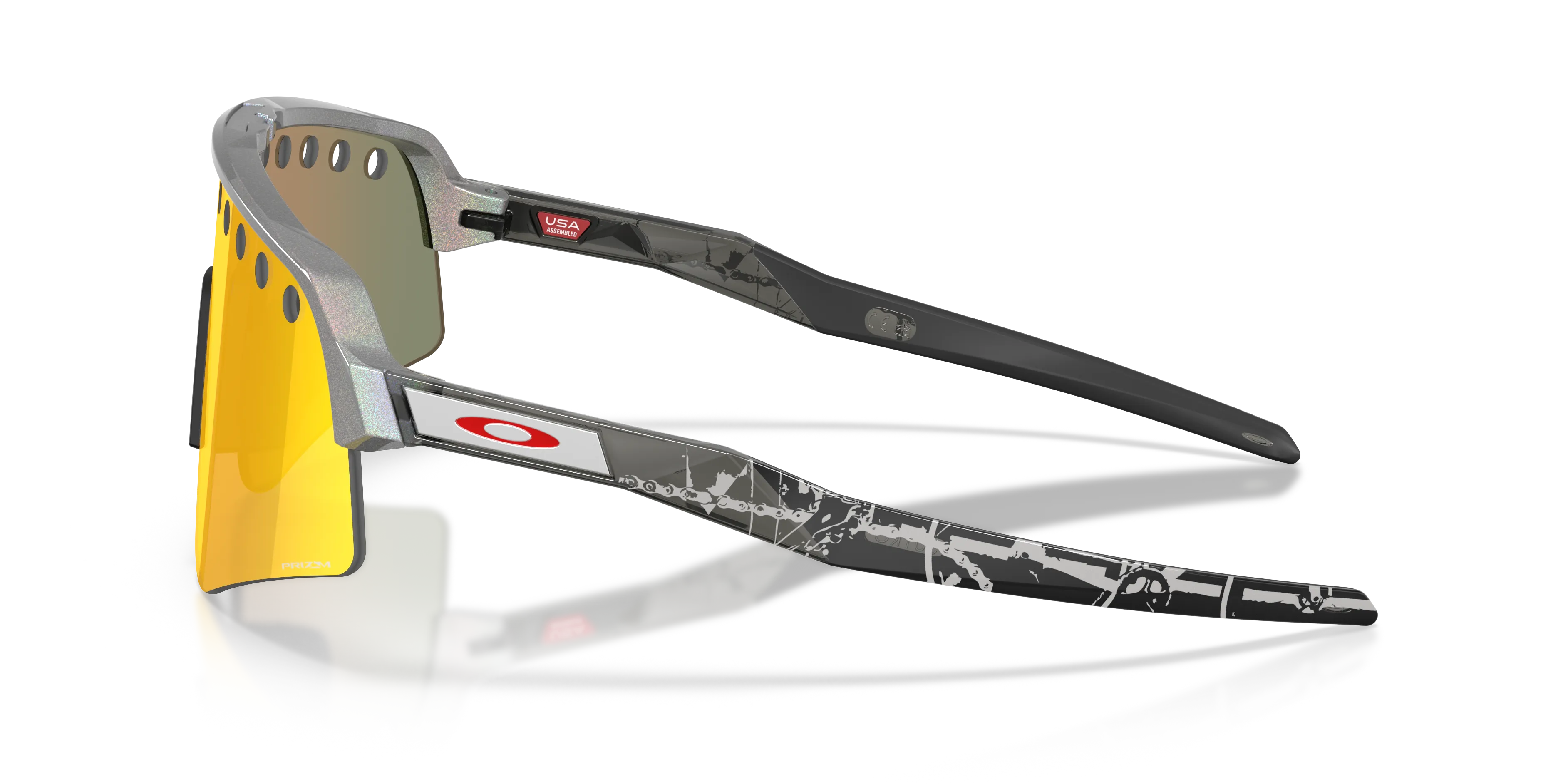 Oakley OO9465 SUTRO LITE SWEEP 946540 Occhiali da sole O_Matter Argento Rosso Maschera Normale - immagine 4