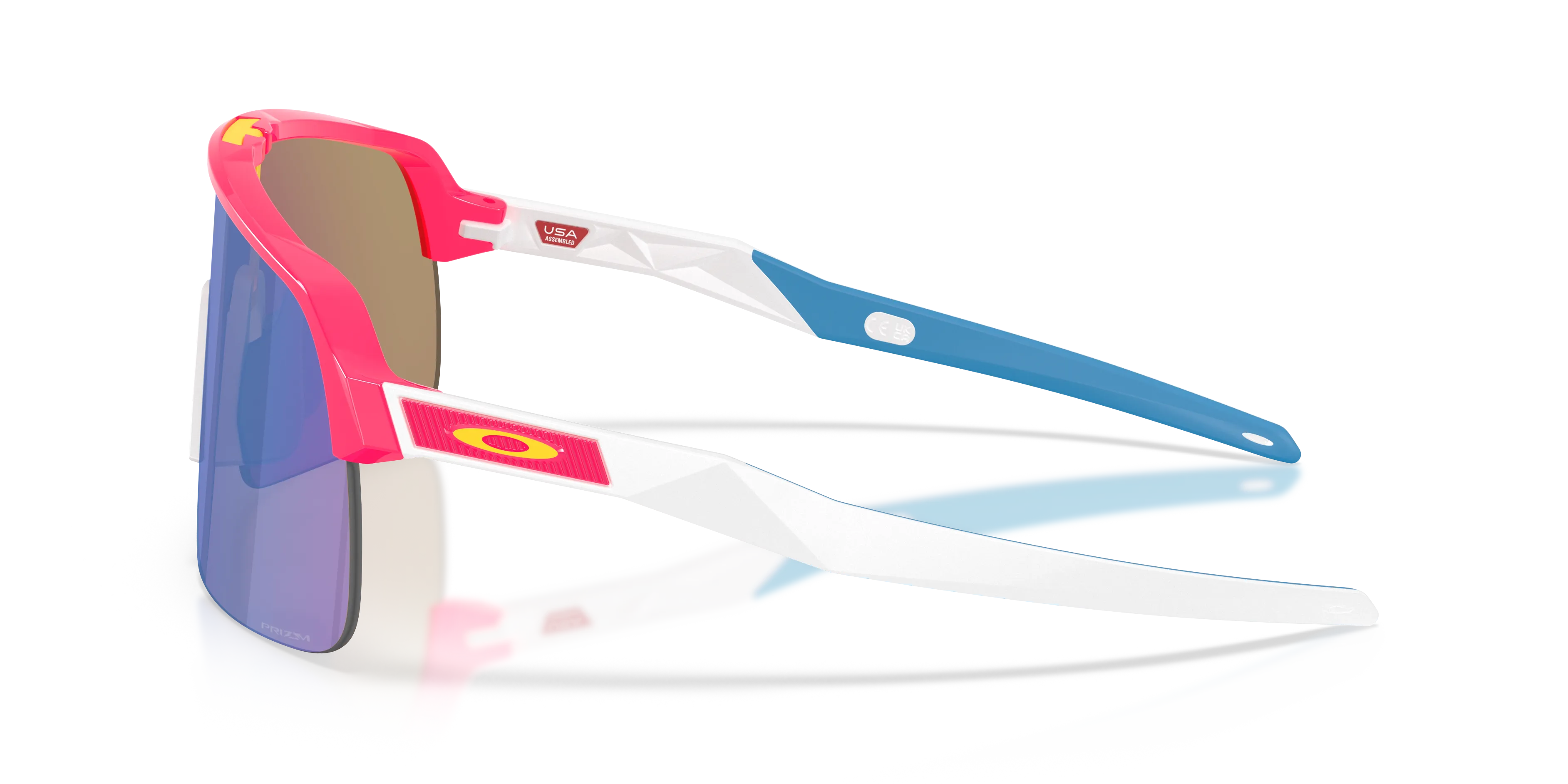 Oakley OO9463 SUTRO LITE 9463C4 Occhiali da sole O_Matter Rosa Blu Squadrata Normale - immagine 4
