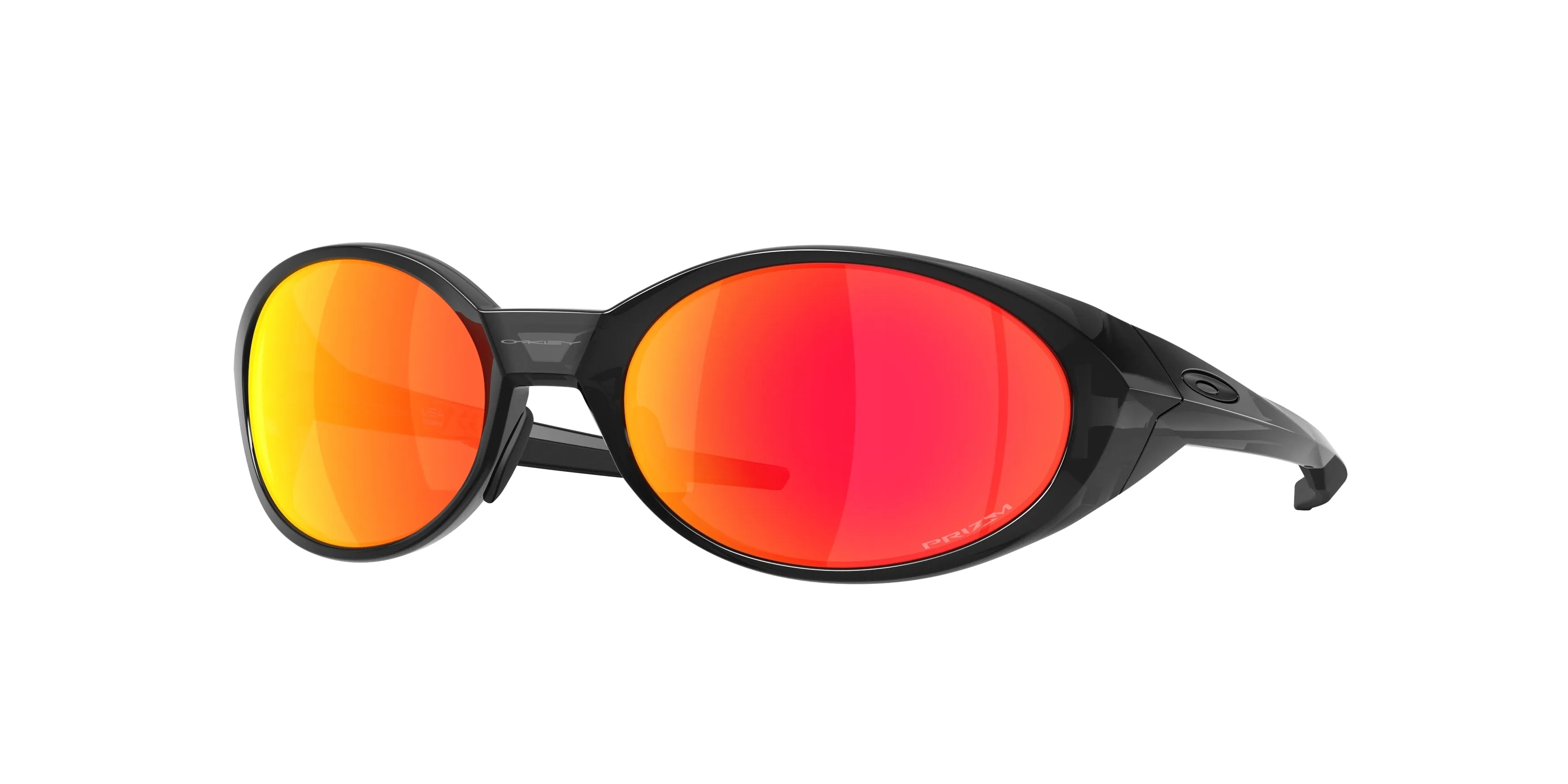 Oakley OO9438 EYEJACKET REDUX 943846 Occhiali da sole O_Matter Nero Rosso Squadrata Normale - immagine 1