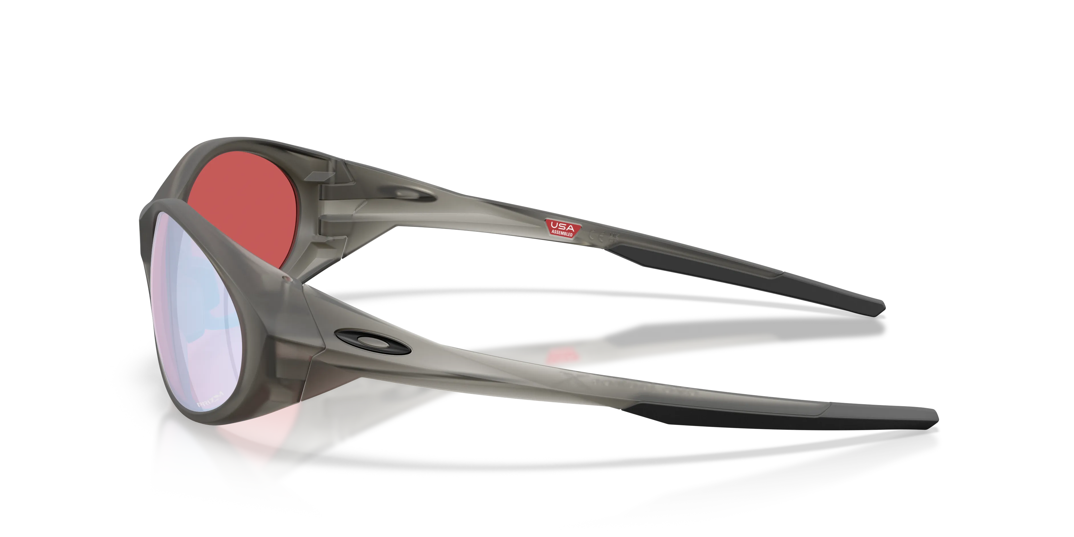 Oakley OO9438 EYEJACKET REDUX 943841 Occhiali da sole O_Matter Grigio Rosso Squadrata Normale - immagine 4
